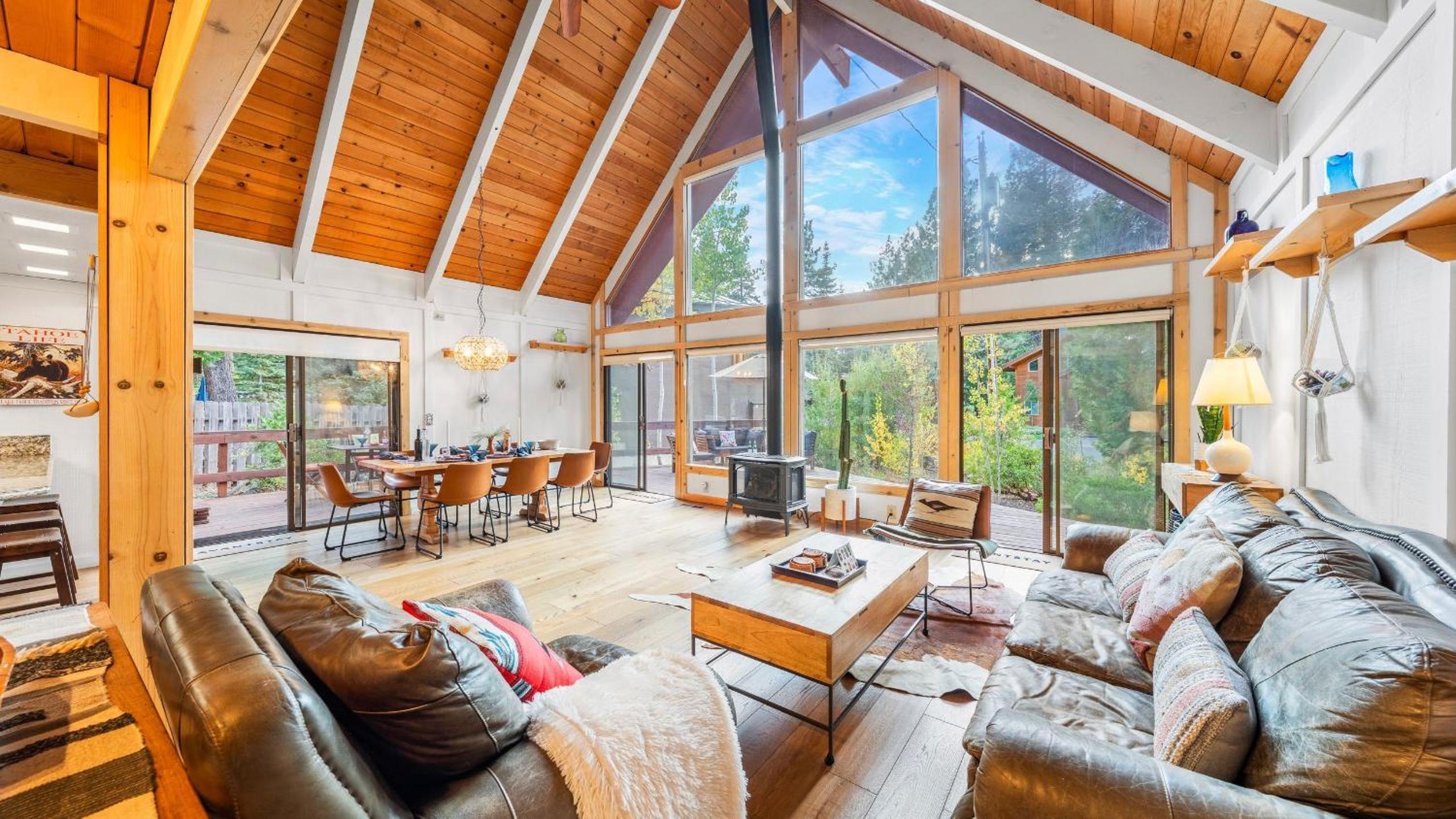 Classic A-Frame Cabin w Hot Tub Deck Easy Access Near Ski Lake Summit Haven by AvantStay