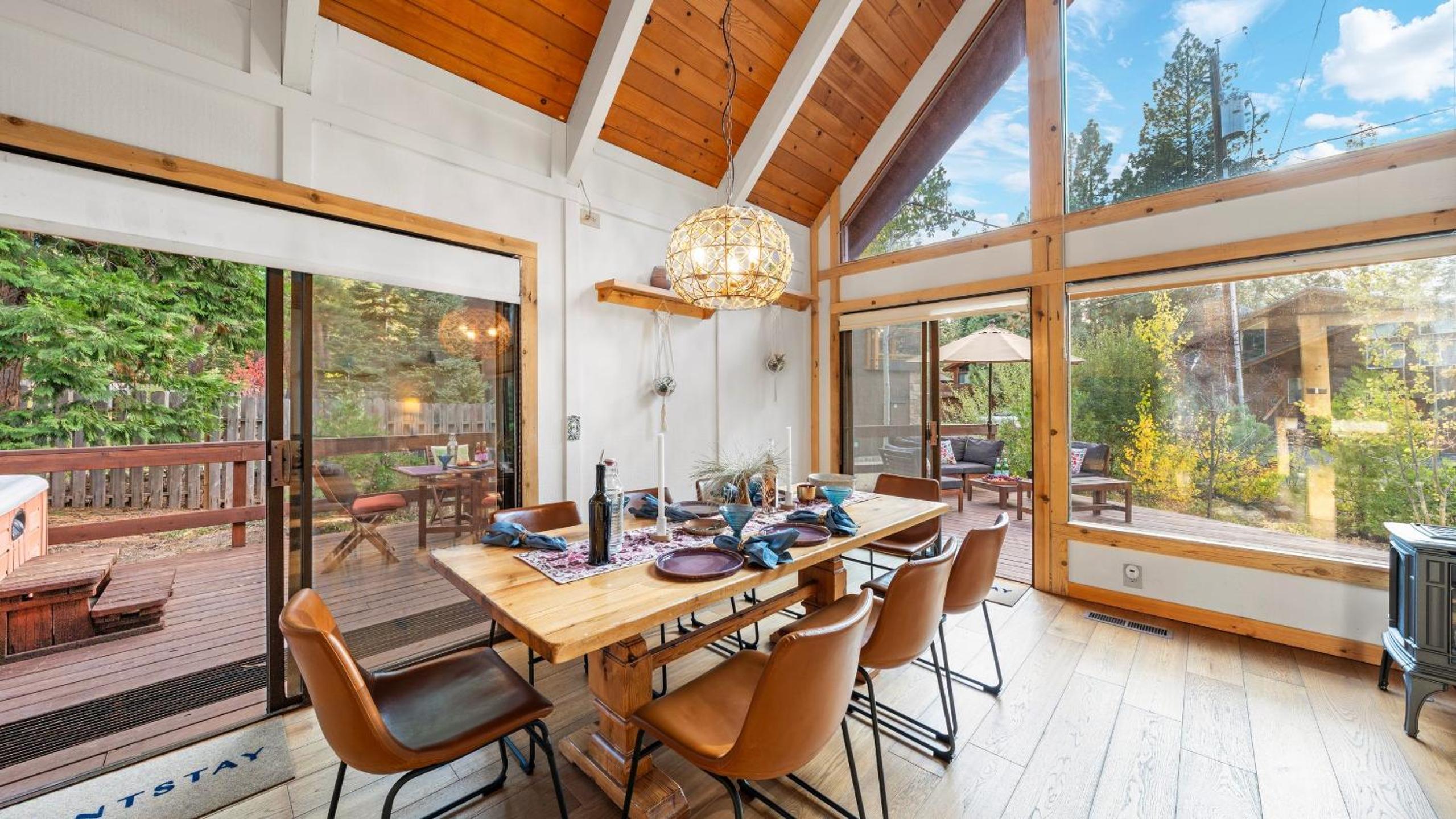 Classic A-Frame Cabin w Hot Tub Deck Easy Access Near Ski Lake Summit Haven by AvantStay
