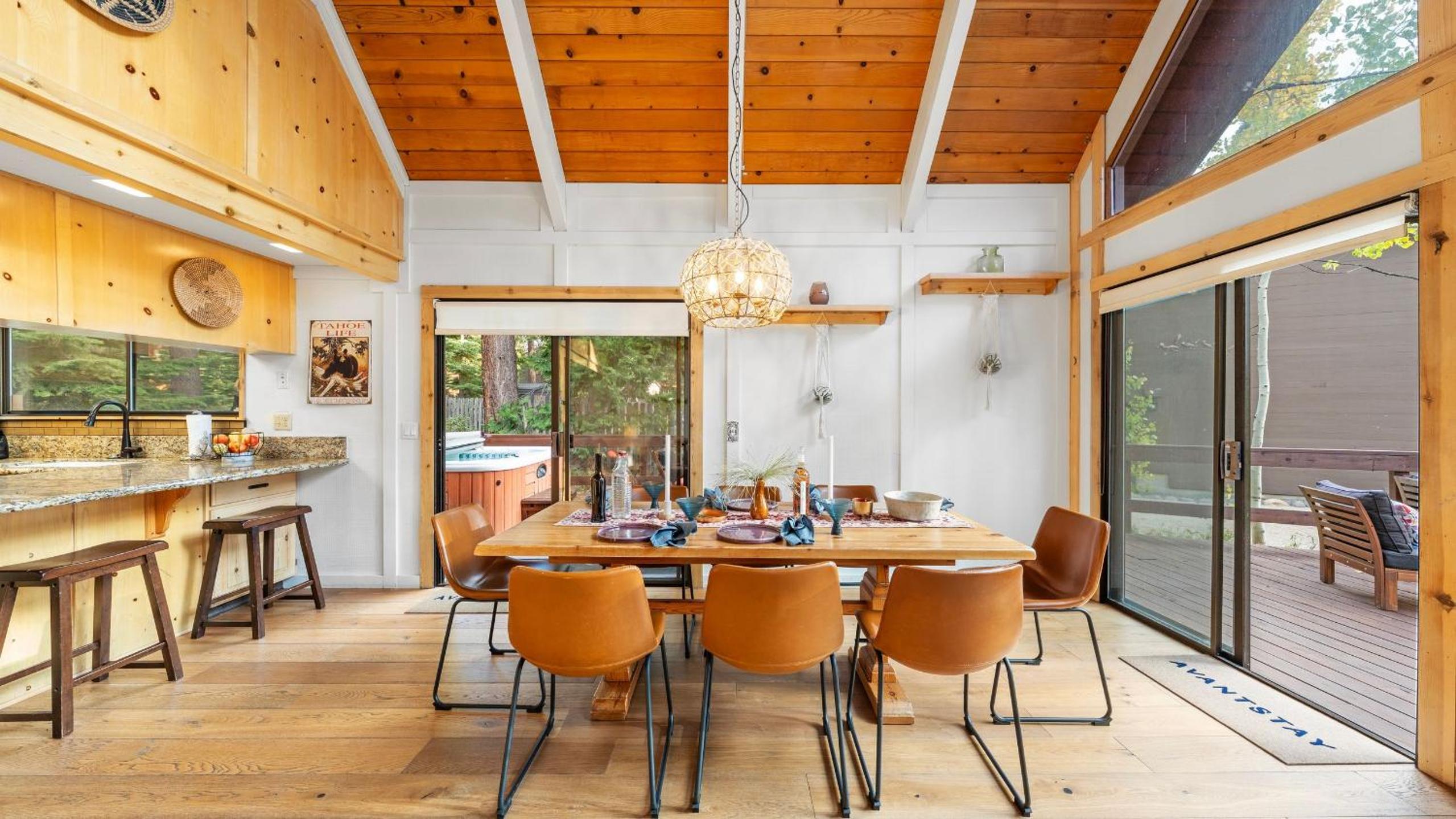 Classic A-Frame Cabin w Hot Tub Deck Easy Access Near Ski Lake Summit Haven by AvantStay