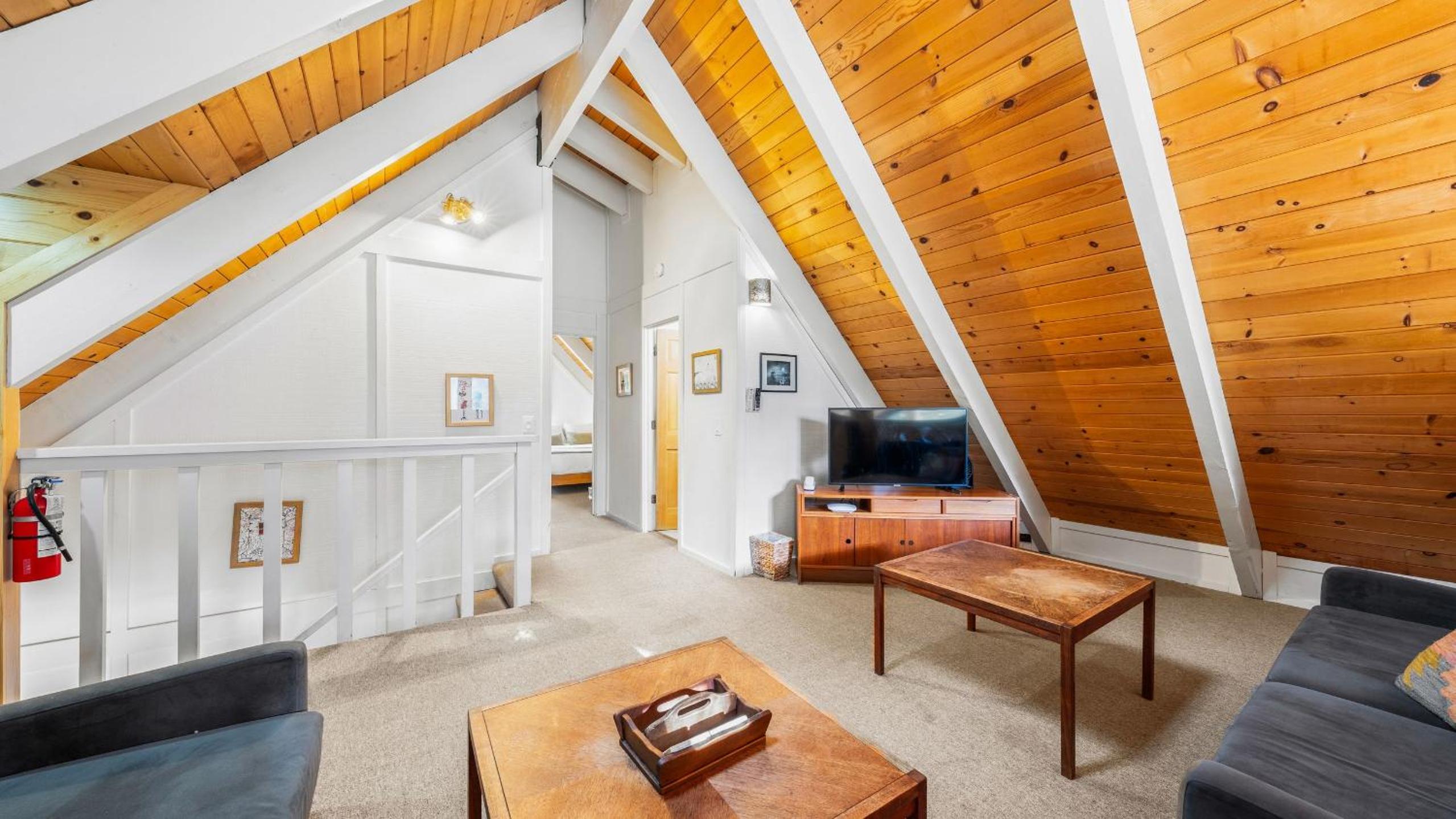 Classic A-Frame Cabin w Hot Tub Deck Easy Access Near Ski Lake Summit Haven by AvantStay