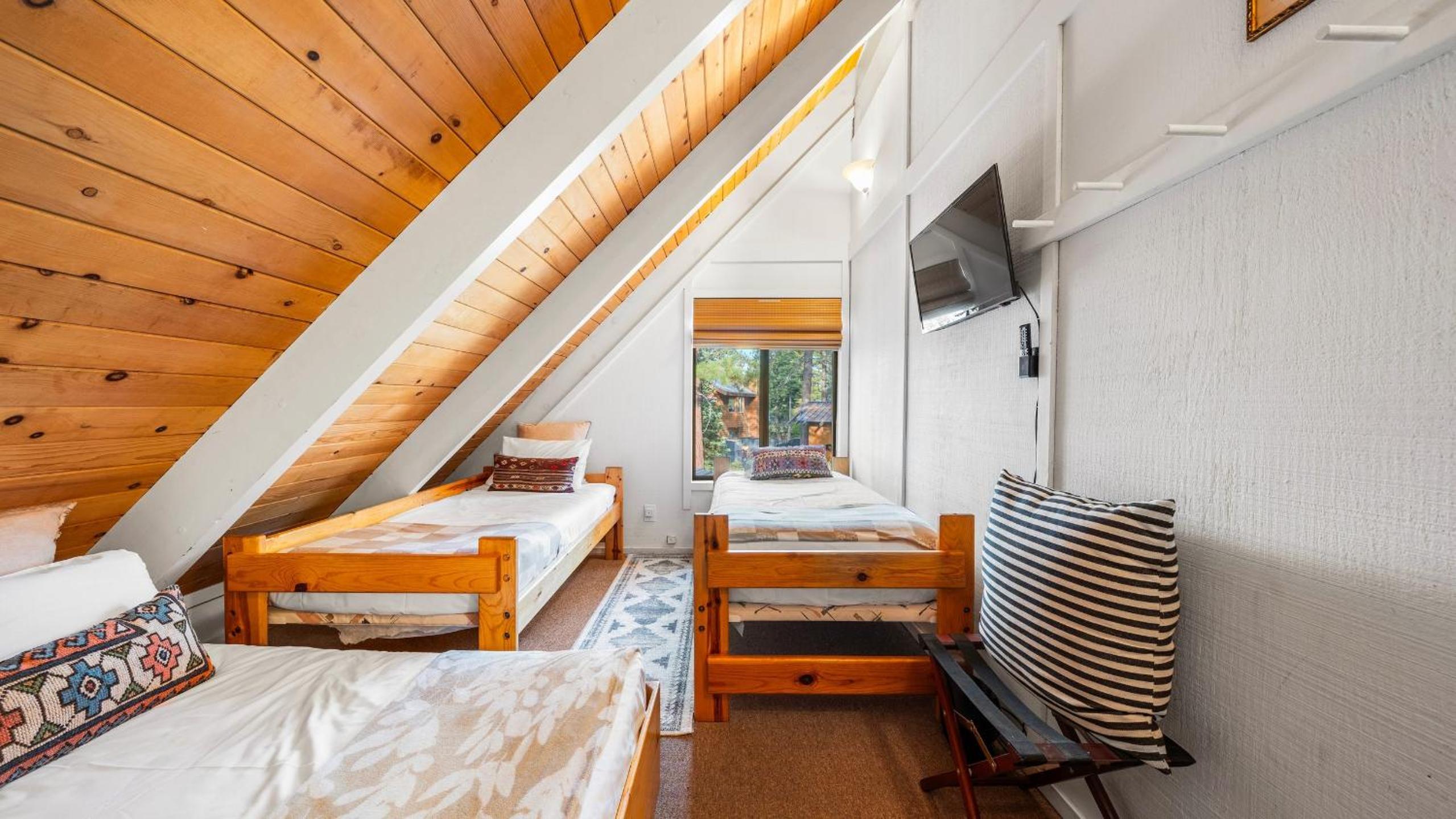 Classic A-Frame Cabin w Hot Tub Deck Easy Access Near Ski Lake Summit Haven by AvantStay
