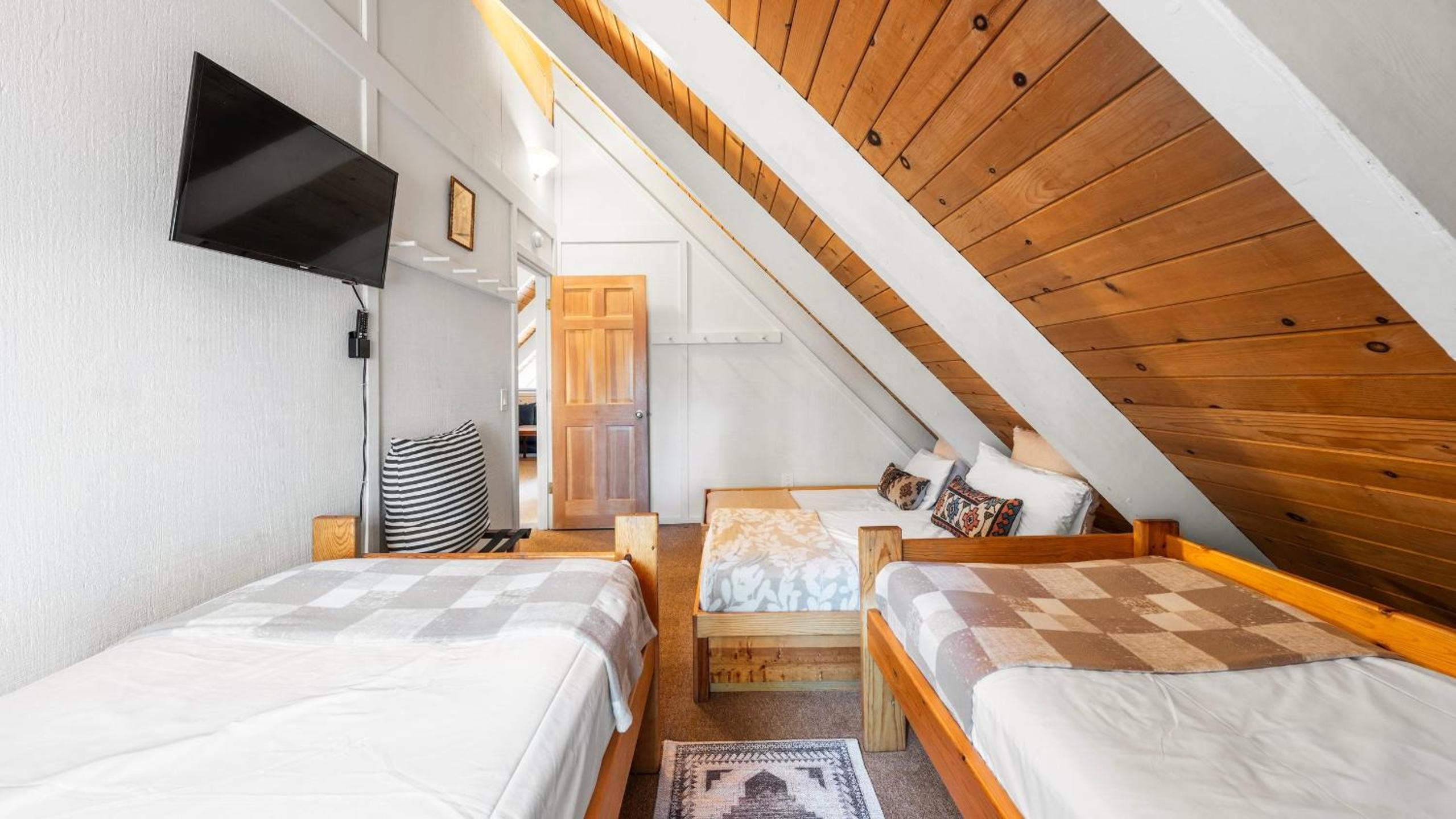 Classic A-Frame Cabin w Hot Tub Deck Easy Access Near Ski Lake Summit Haven by AvantStay