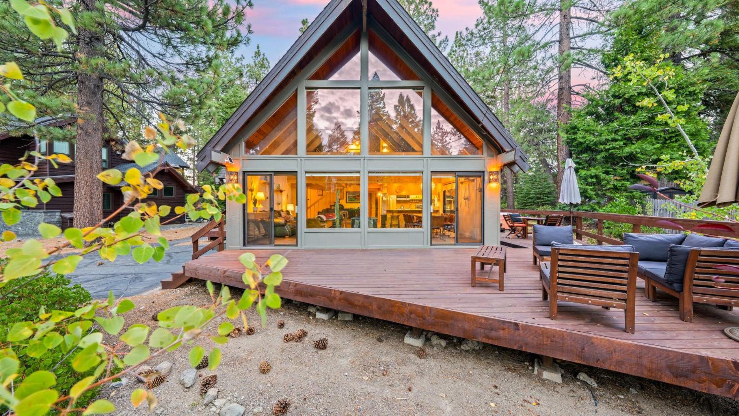 Classic A-Frame Cabin w Hot Tub Deck Easy Access Near Ski Lake Summit Haven by AvantStay