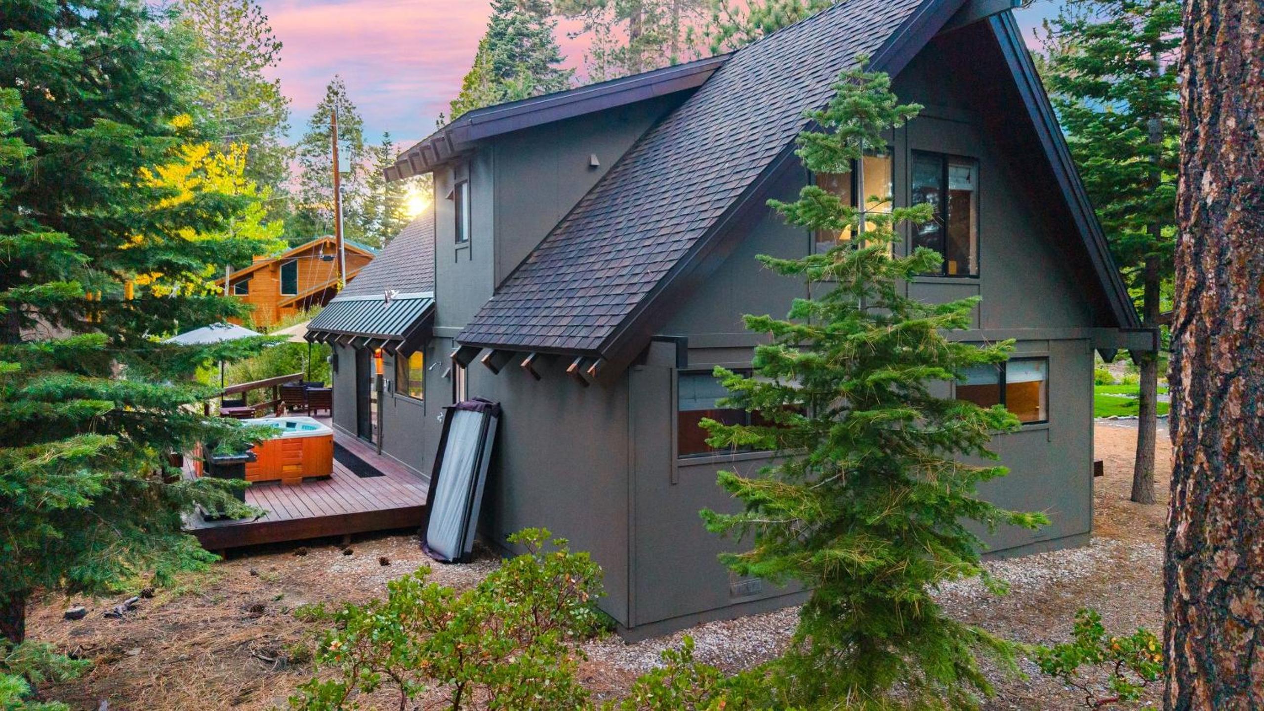 Classic A-Frame Cabin w Hot Tub Deck Easy Access Near Ski Lake Summit Haven by AvantStay