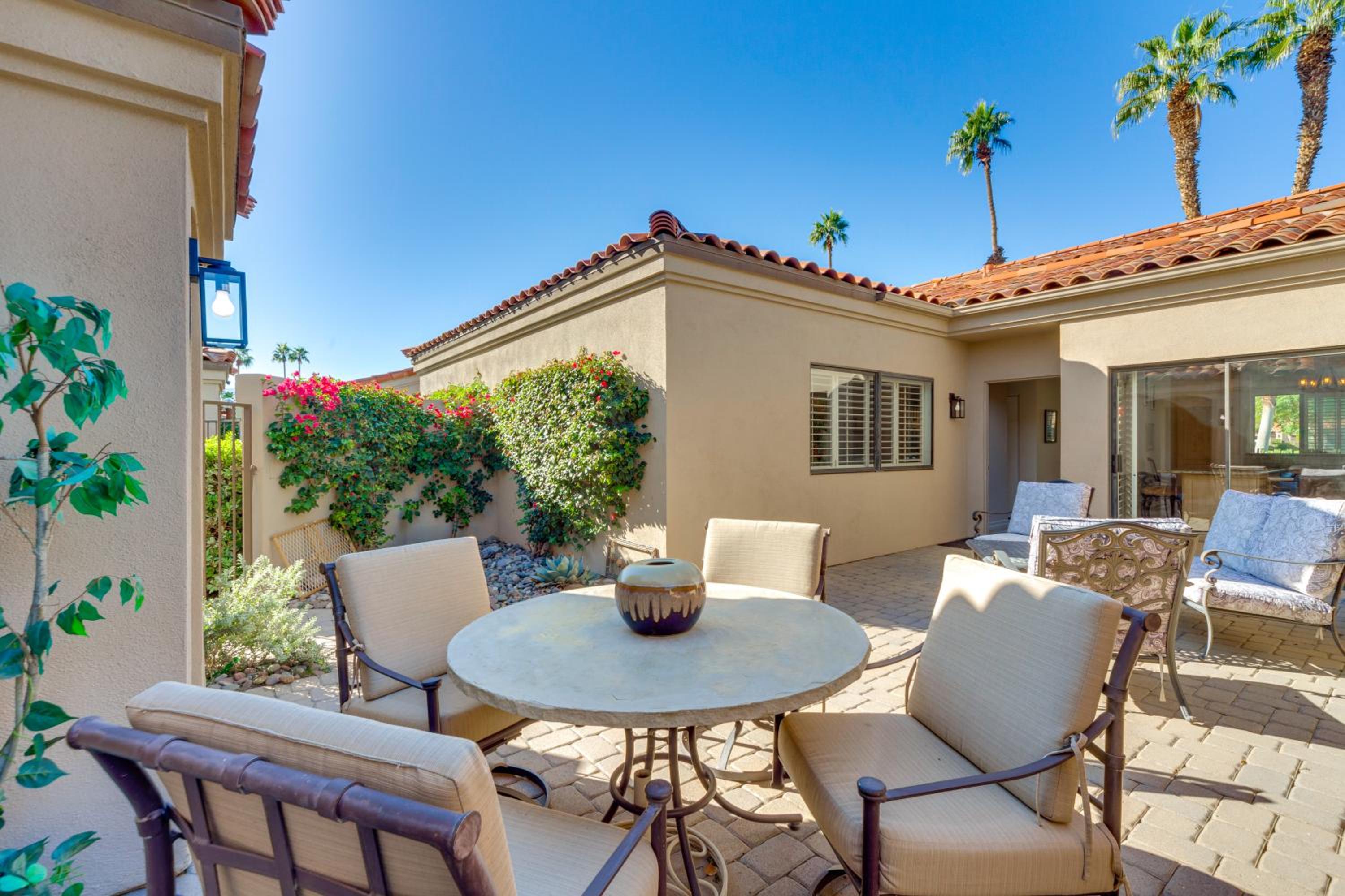 Mtn View and Fairway-Facing Patio Palm Desert Condo