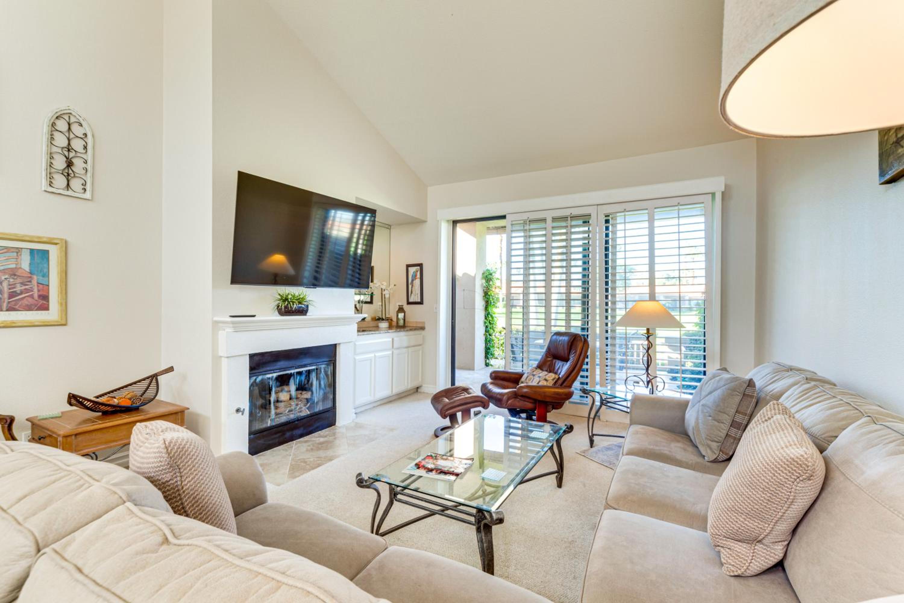 Mtn View and Fairway-Facing Patio Palm Desert Condo