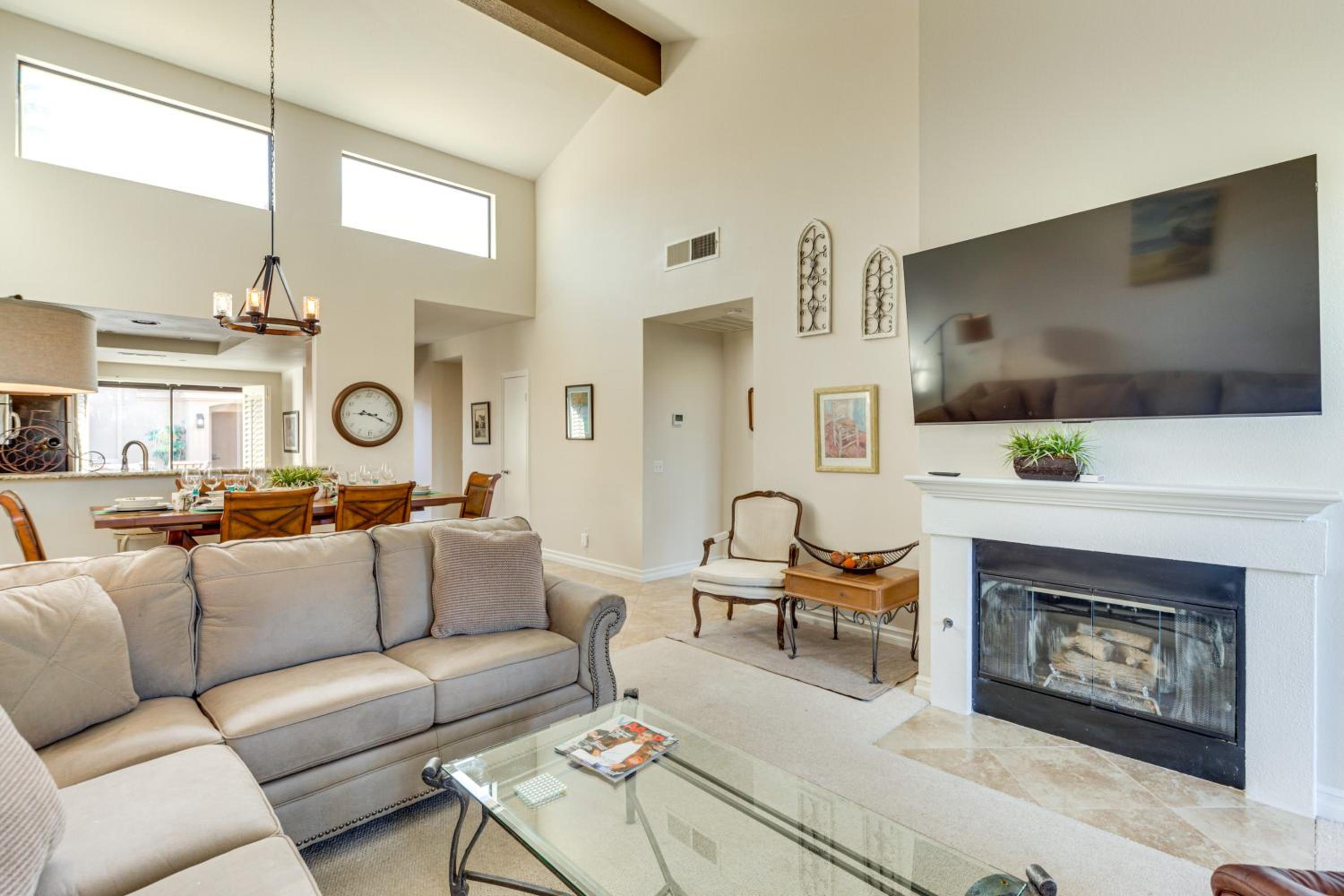 Mtn View and Fairway-Facing Patio Palm Desert Condo