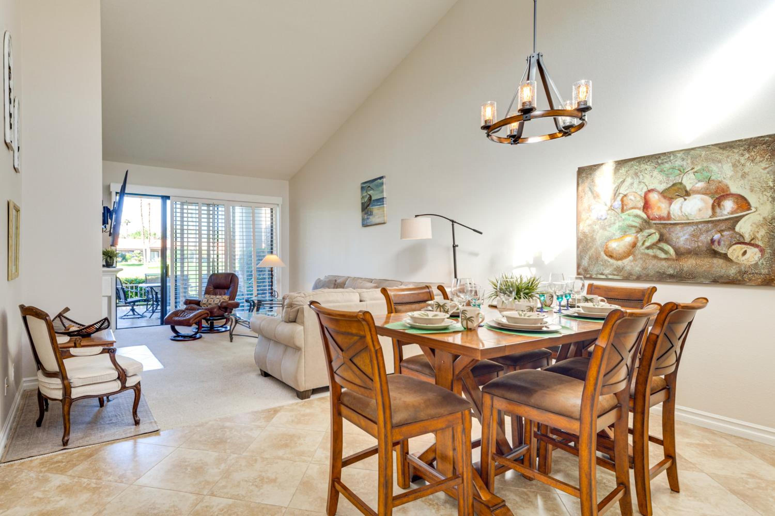 Mtn View and Fairway-Facing Patio Palm Desert Condo