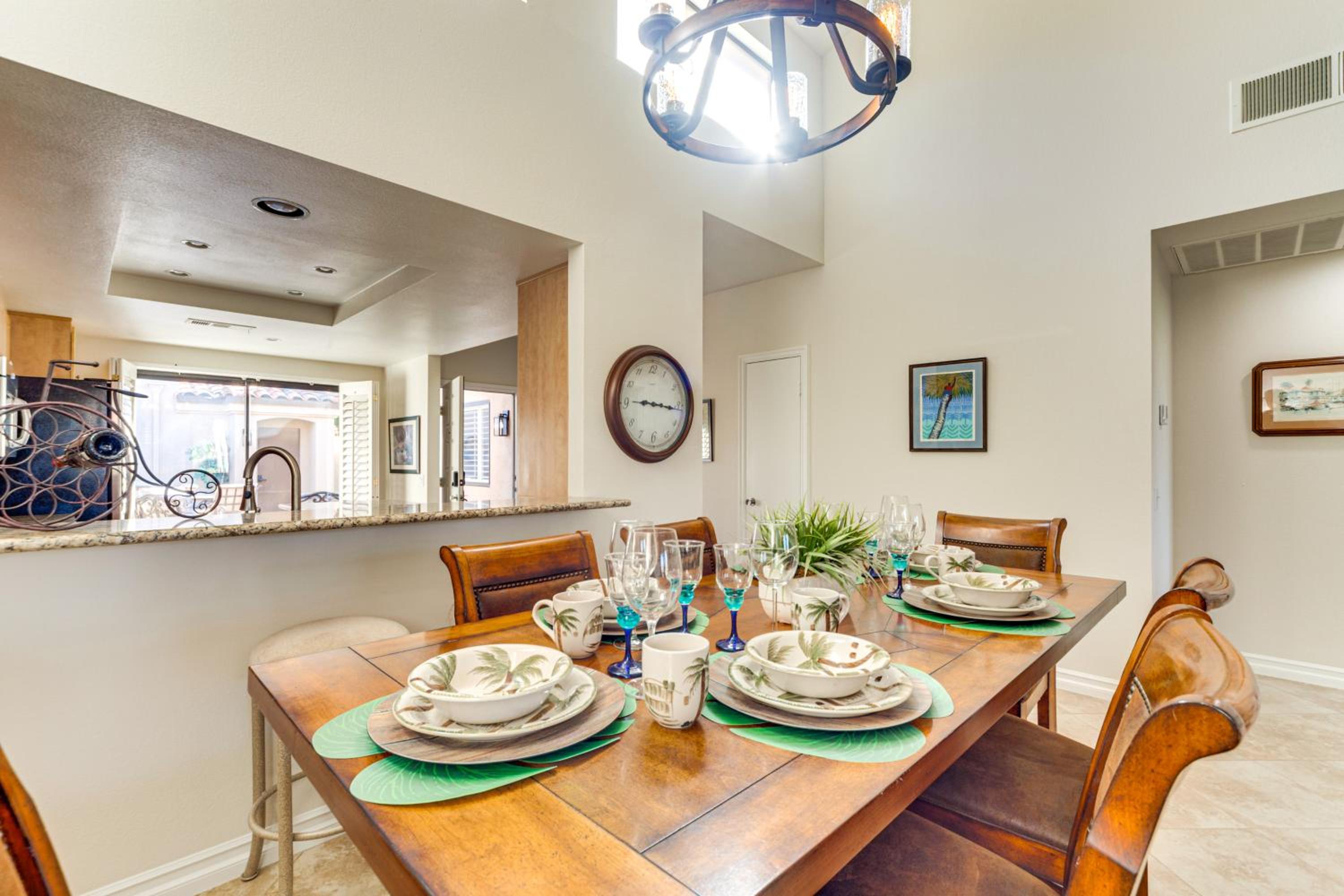 Mtn View and Fairway-Facing Patio Palm Desert Condo