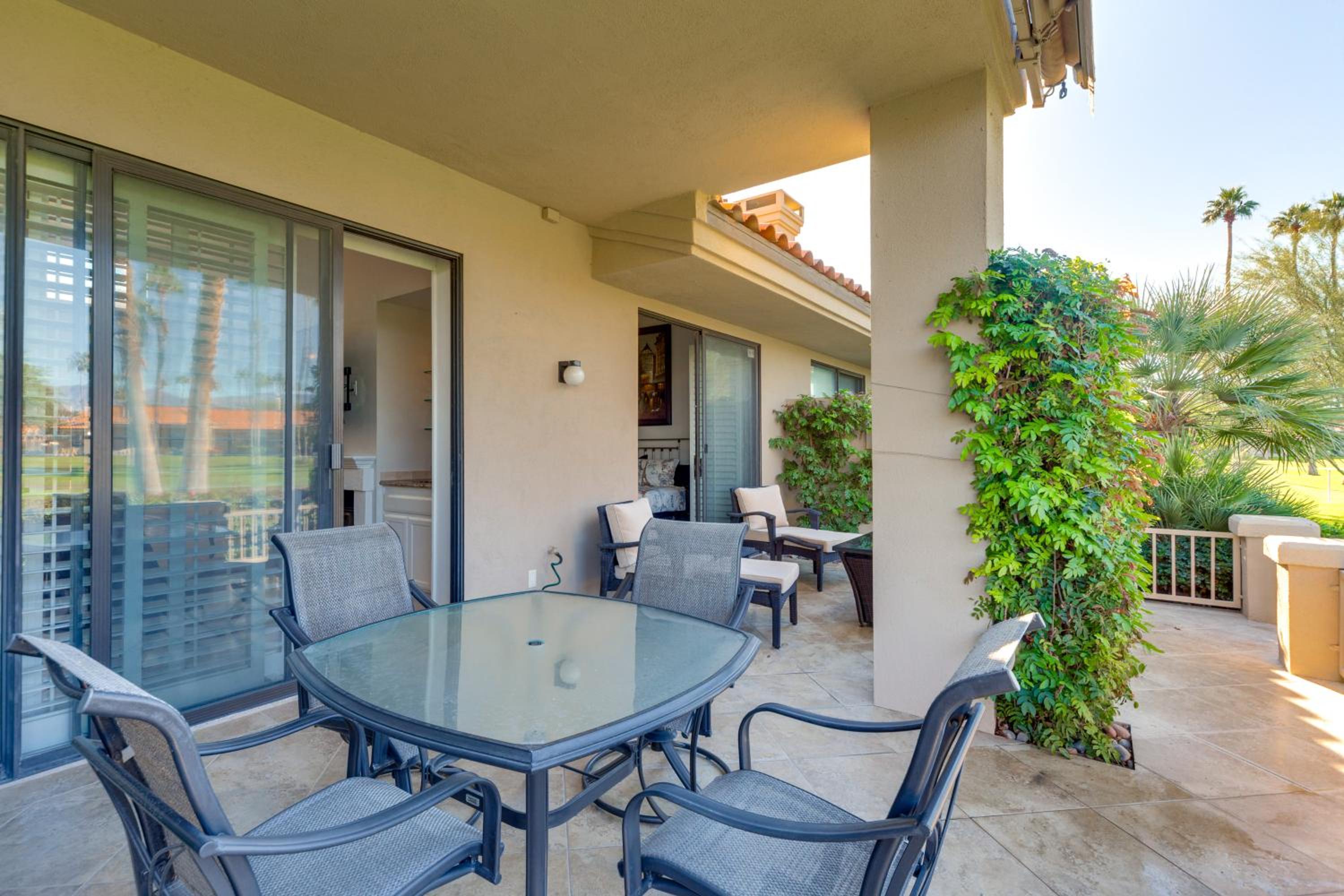 Mtn View and Fairway-Facing Patio Palm Desert Condo