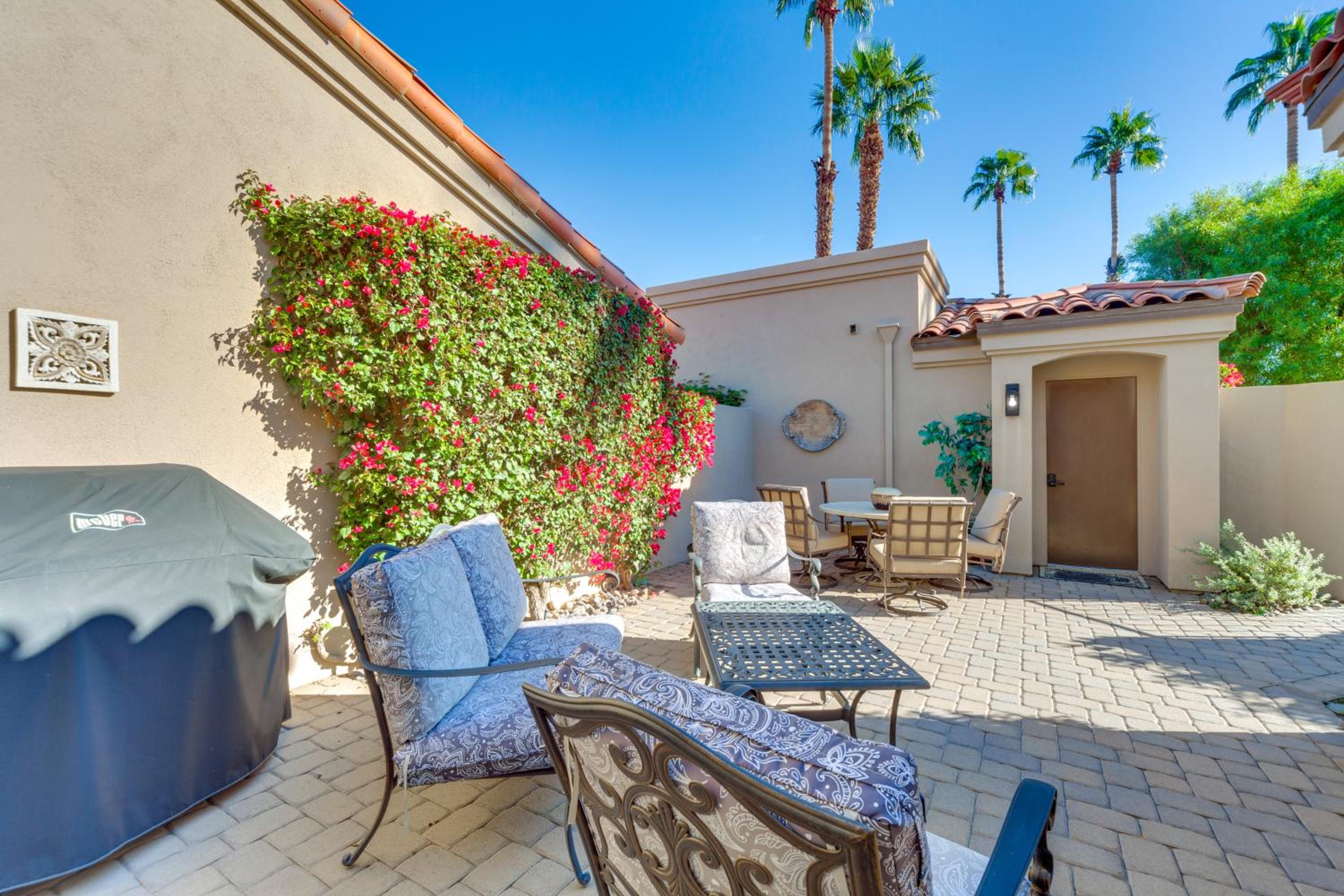 Mtn View and Fairway-Facing Patio Palm Desert Condo