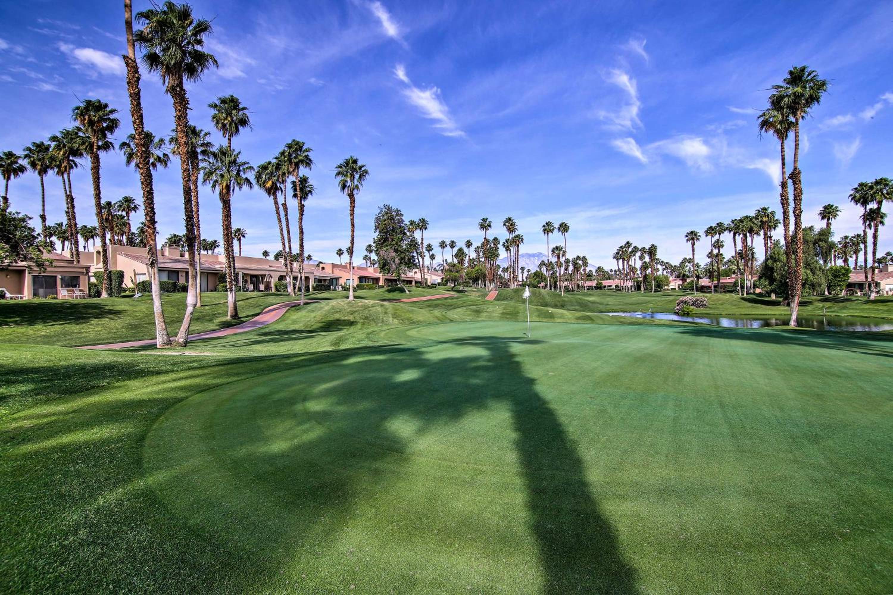 Mtn View and Fairway-Facing Patio Palm Desert Condo