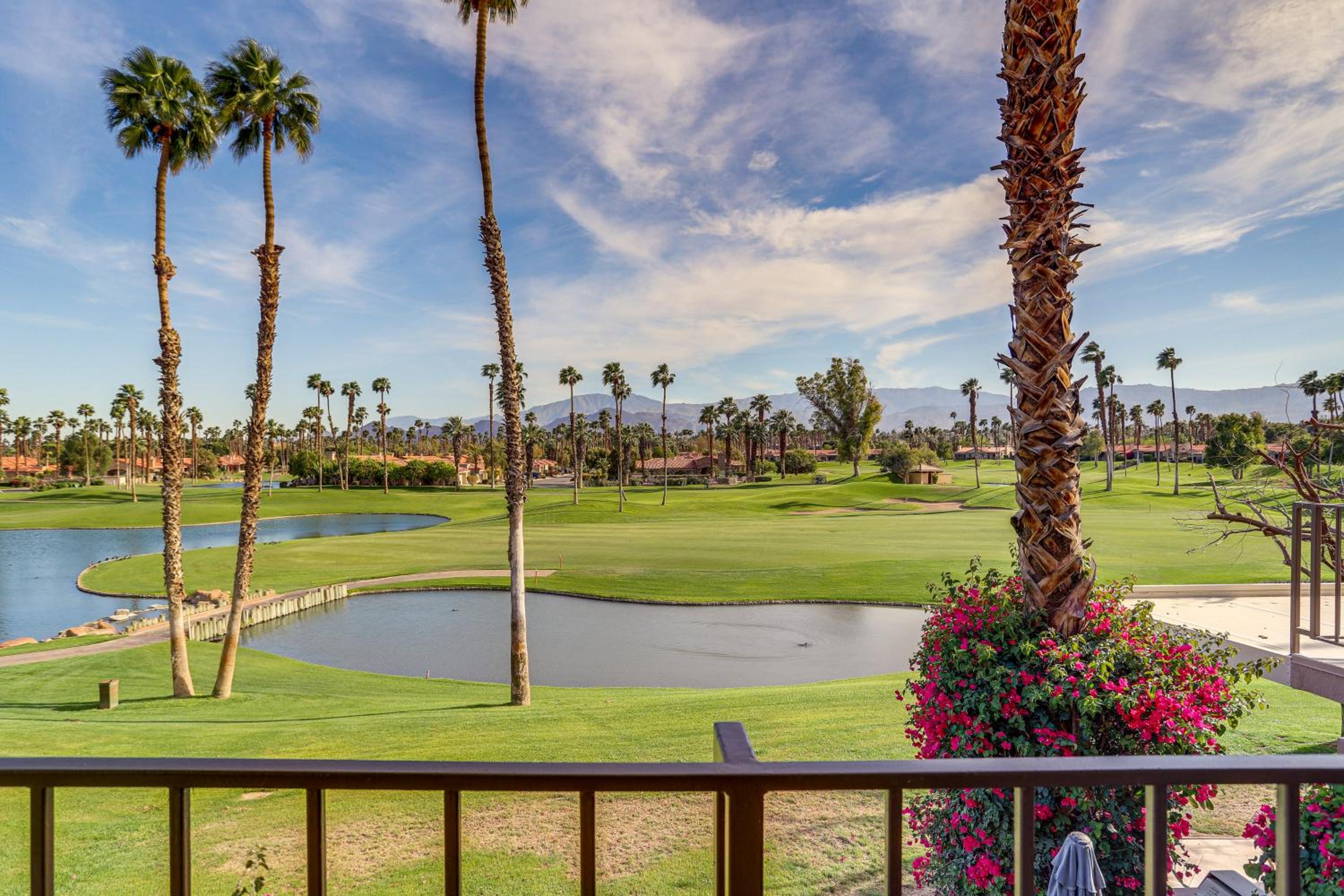Mtn View and Fairway-Facing Patio Palm Desert Condo