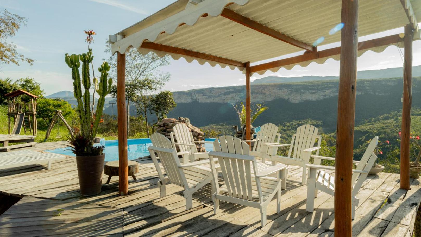Casa de Campo Paraiso da Serra com Piscina e Vista