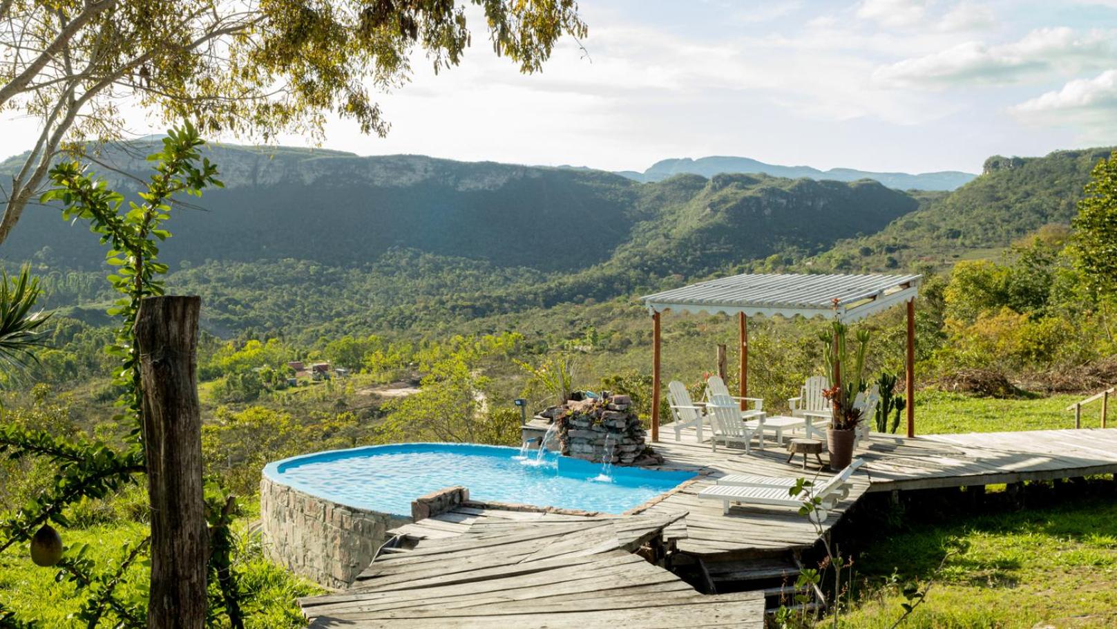 Casa de Campo Paraiso da Serra com Piscina e Vista