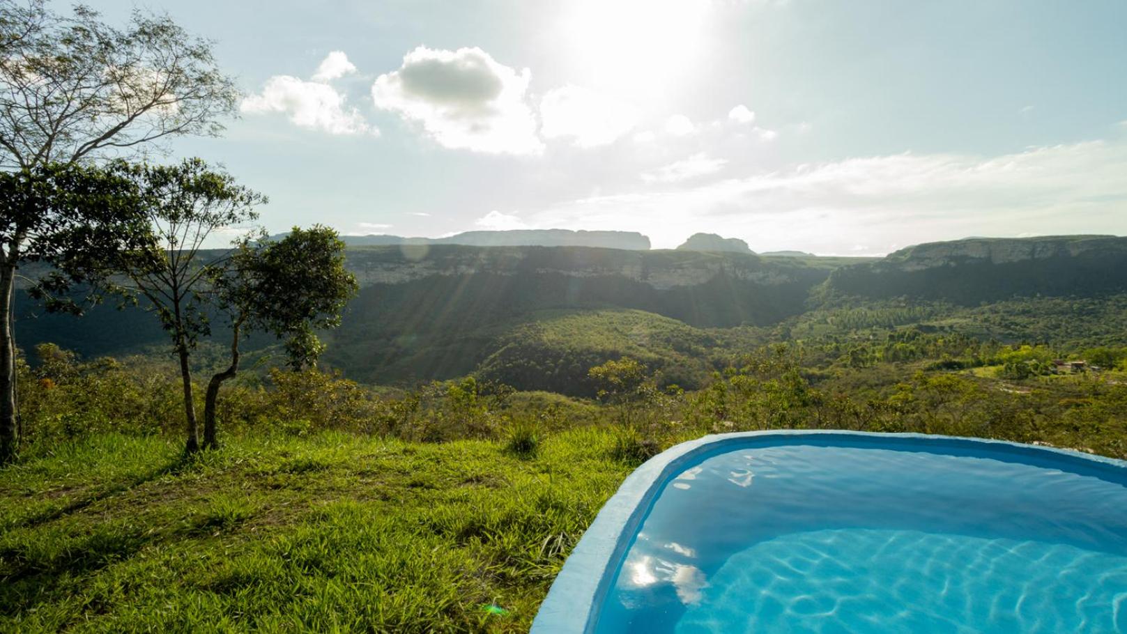 Casa de Campo Paraiso da Serra com Piscina e Vista