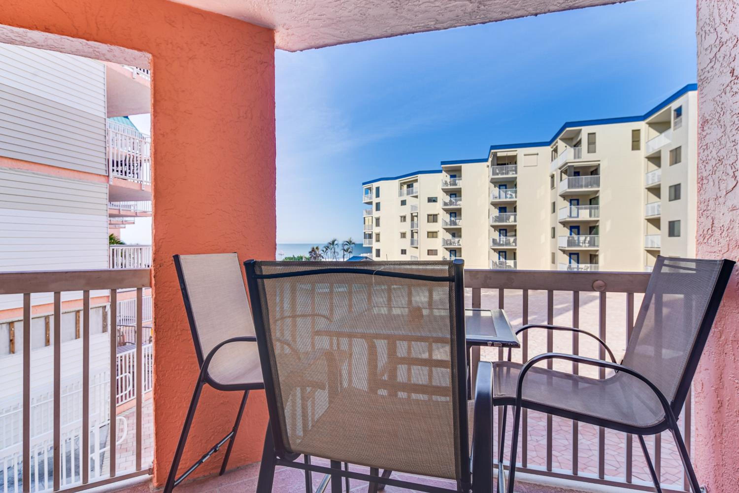 Private Balcony with Gulf Views Indian Shores Condo