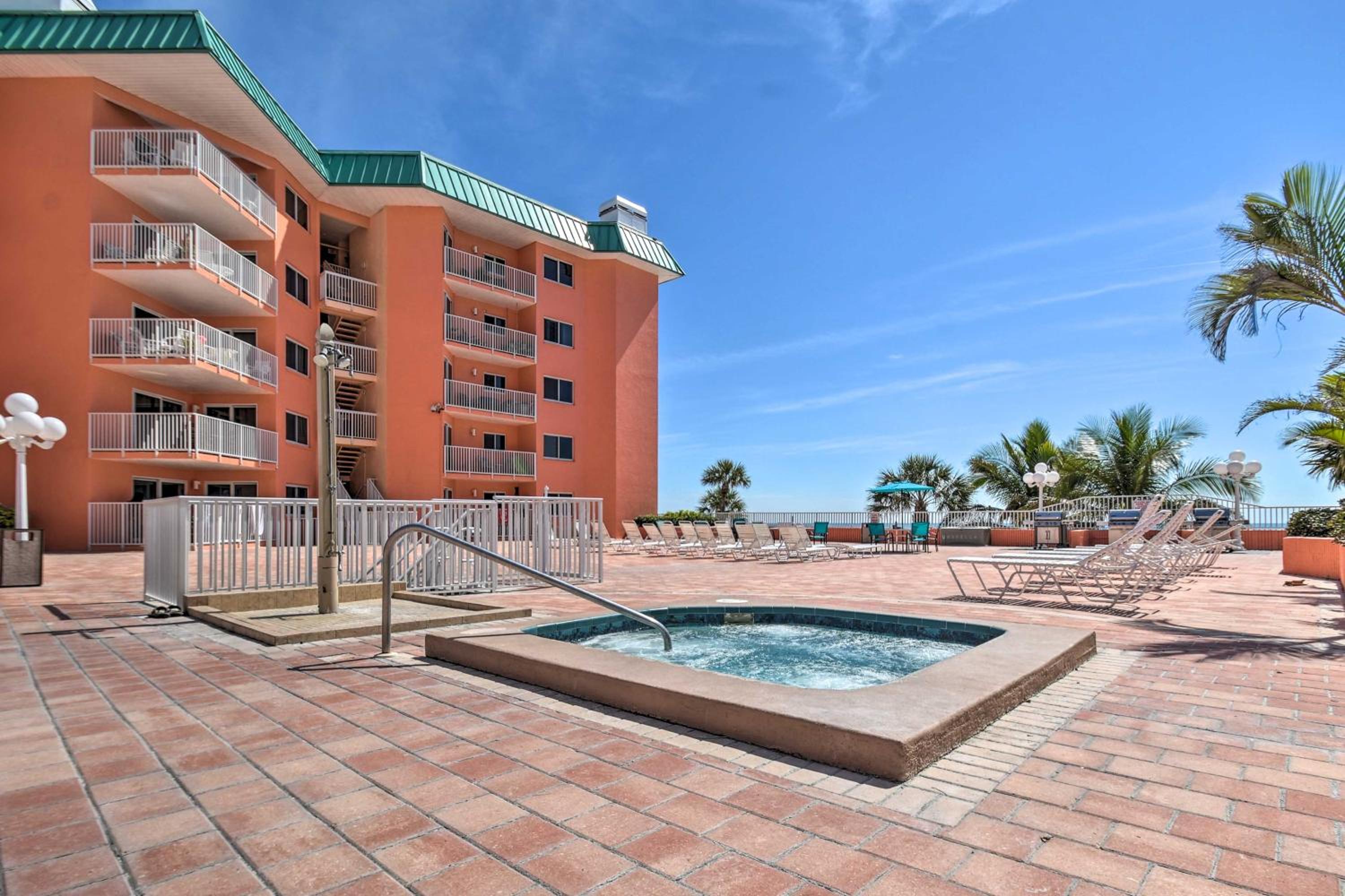 Private Balcony with Gulf Views Indian Shores Condo