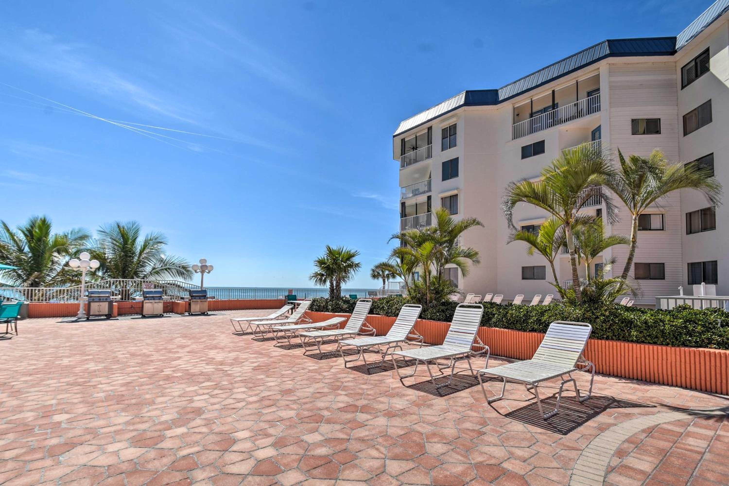 Private Balcony with Gulf Views Indian Shores Condo