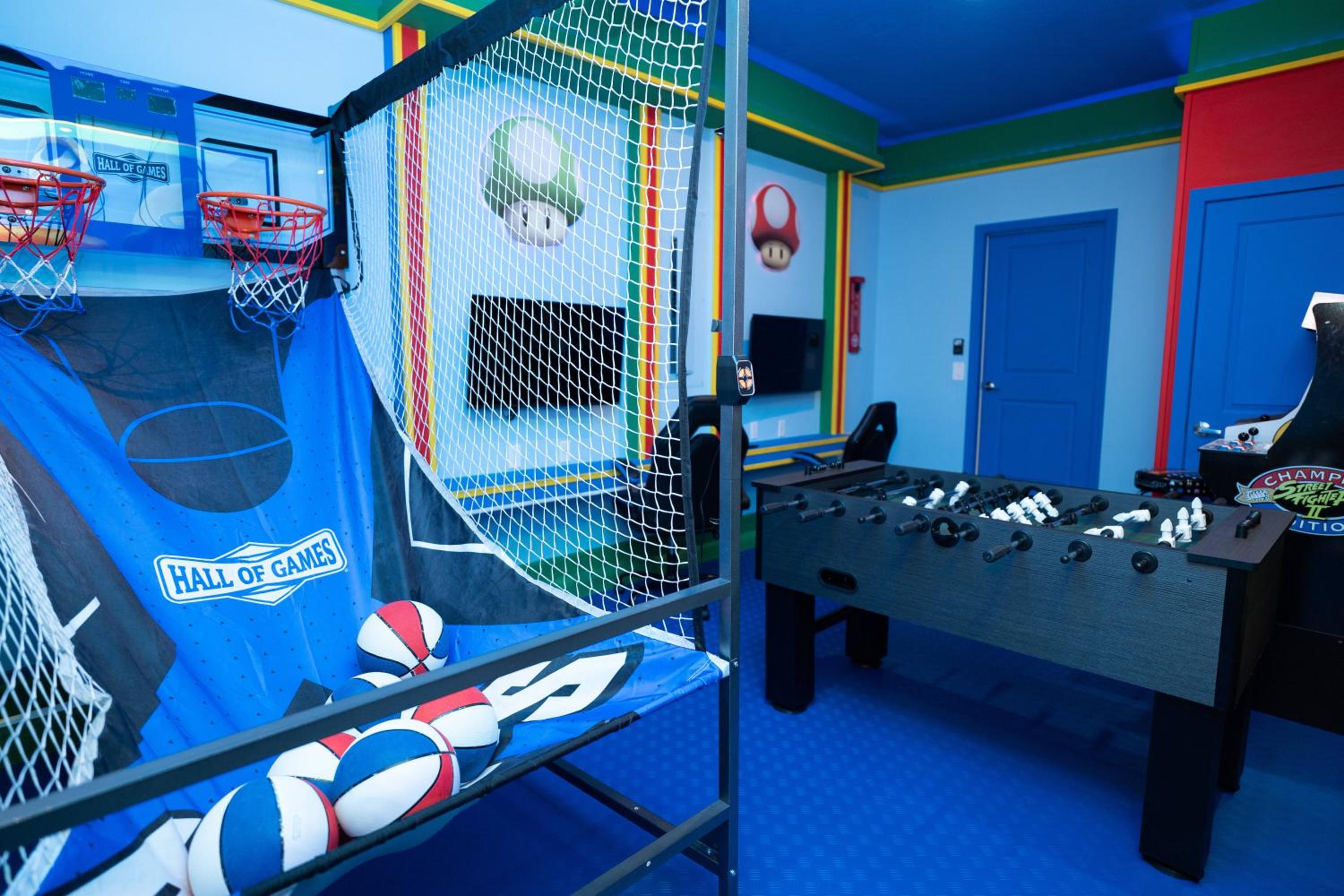 6BR Family at Champions Gate Pool Game Room