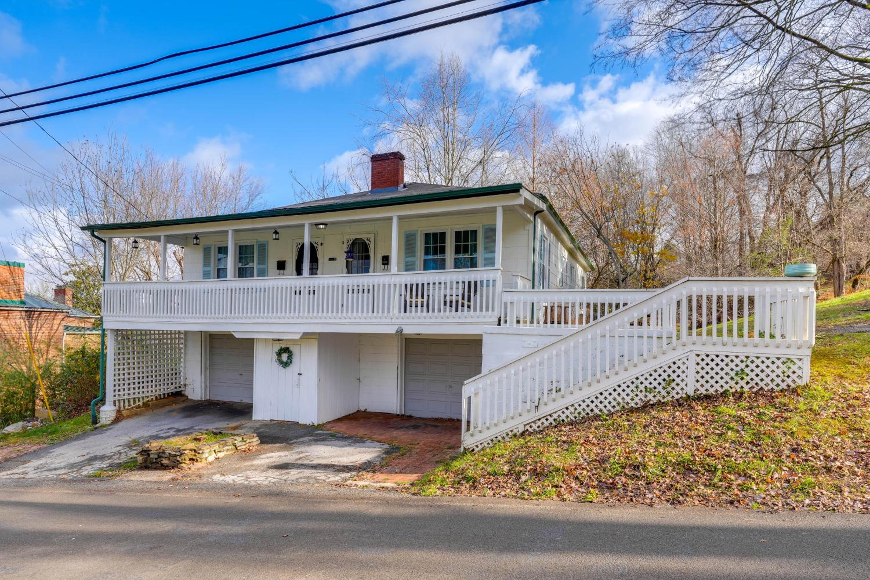 Walk to Shops and Dining Jonesborough Home with Deck!