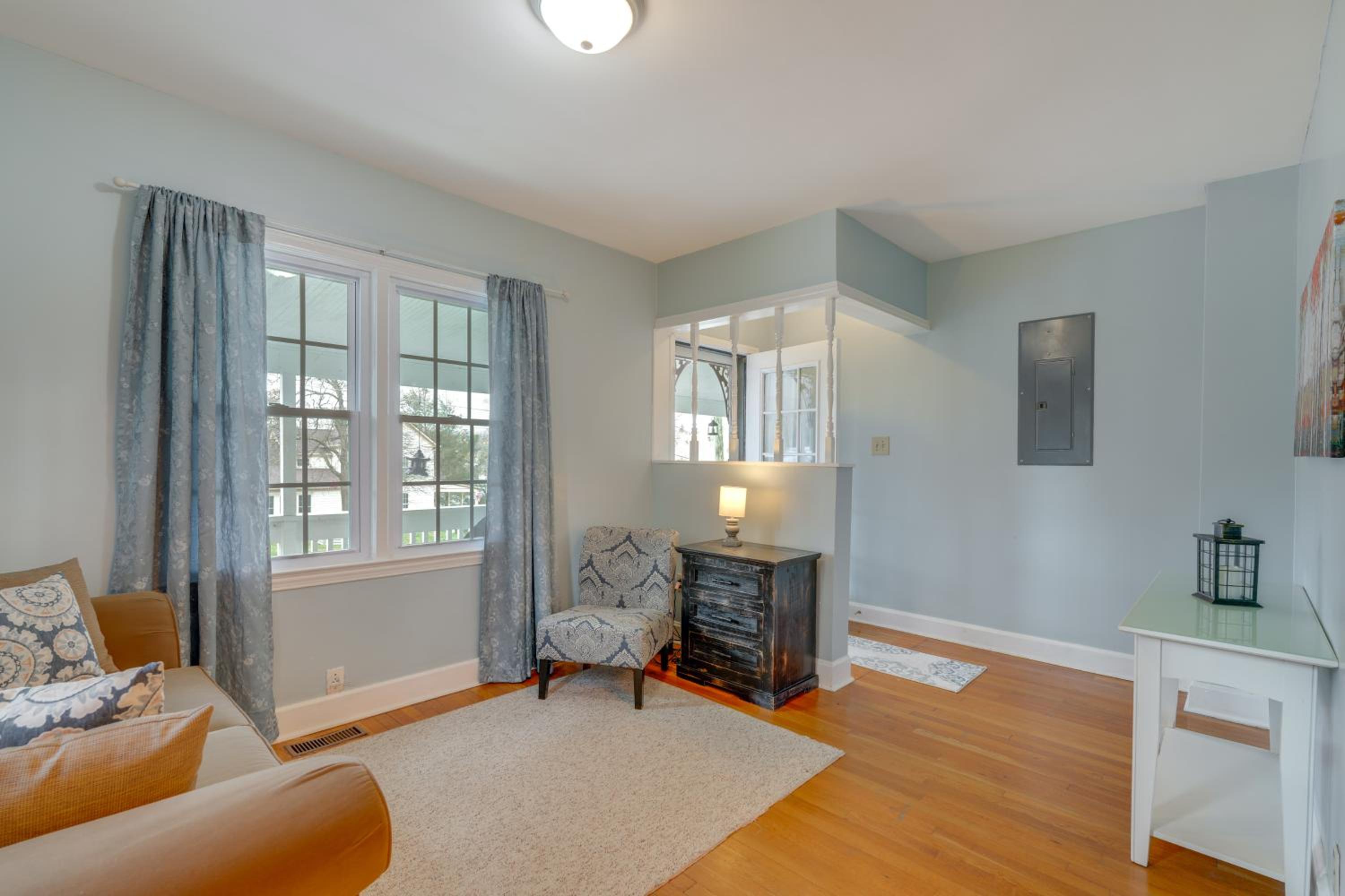 Walk to Shops and Dining Jonesborough Home with Deck!