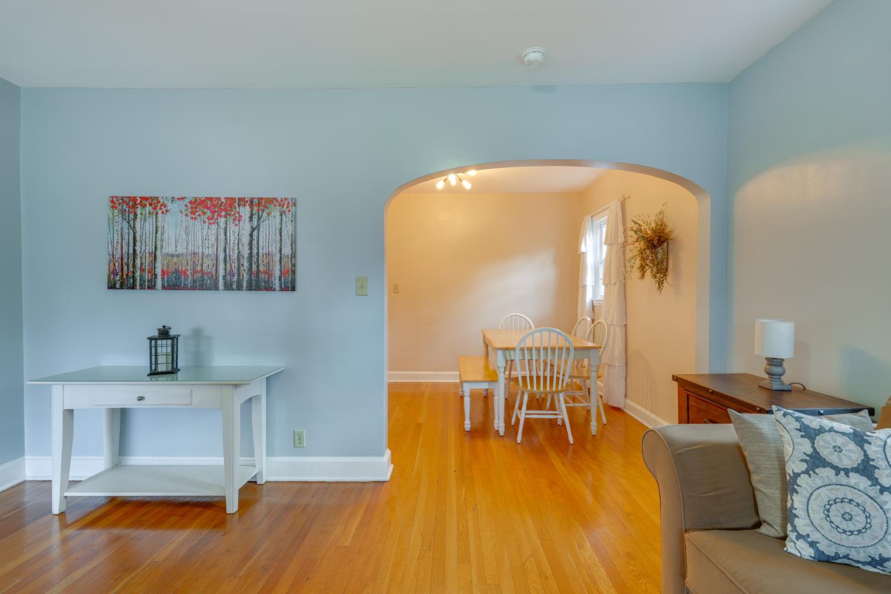 Walk to Shops and Dining Jonesborough Home with Deck!
