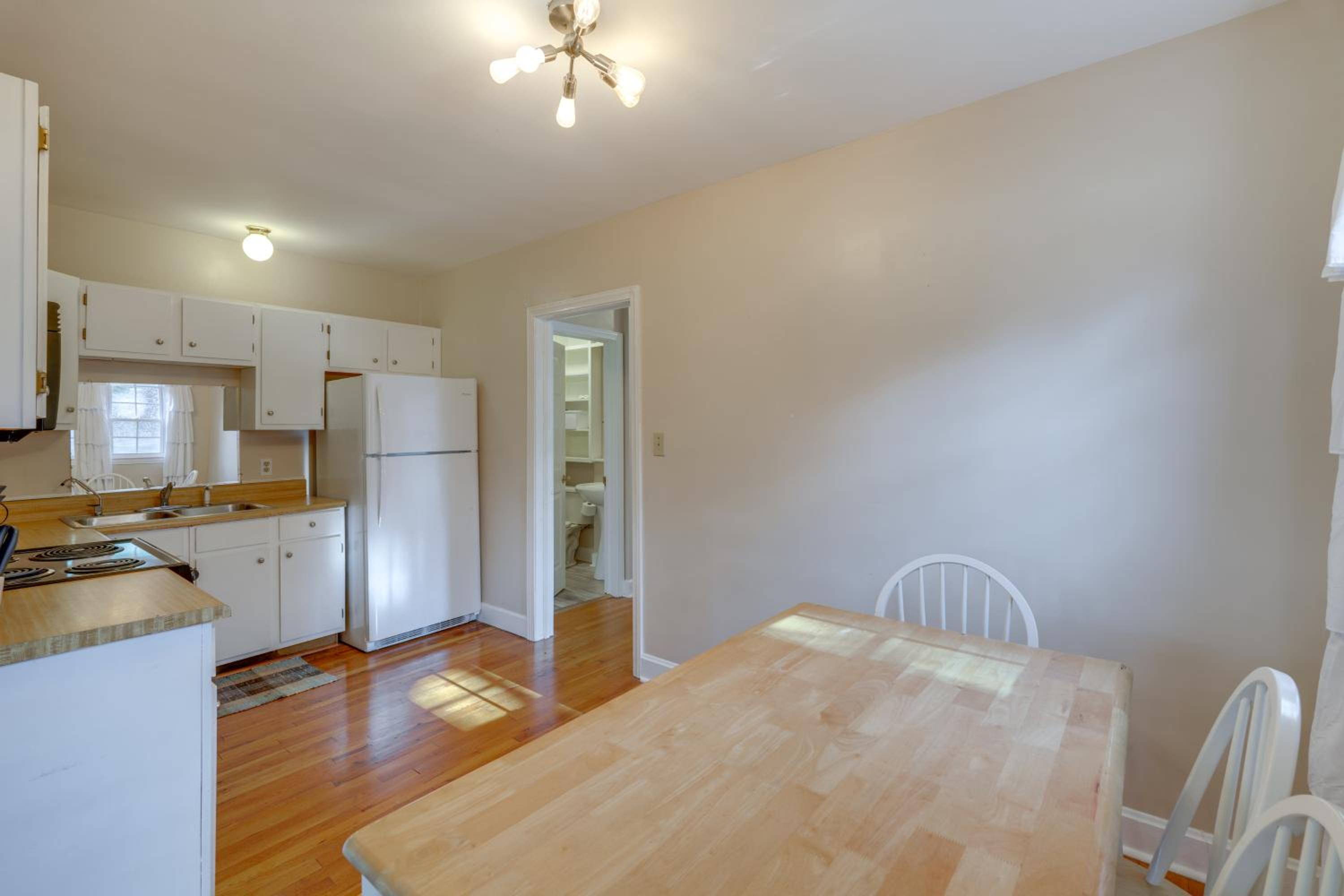 Walk to Shops and Dining Jonesborough Home with Deck!