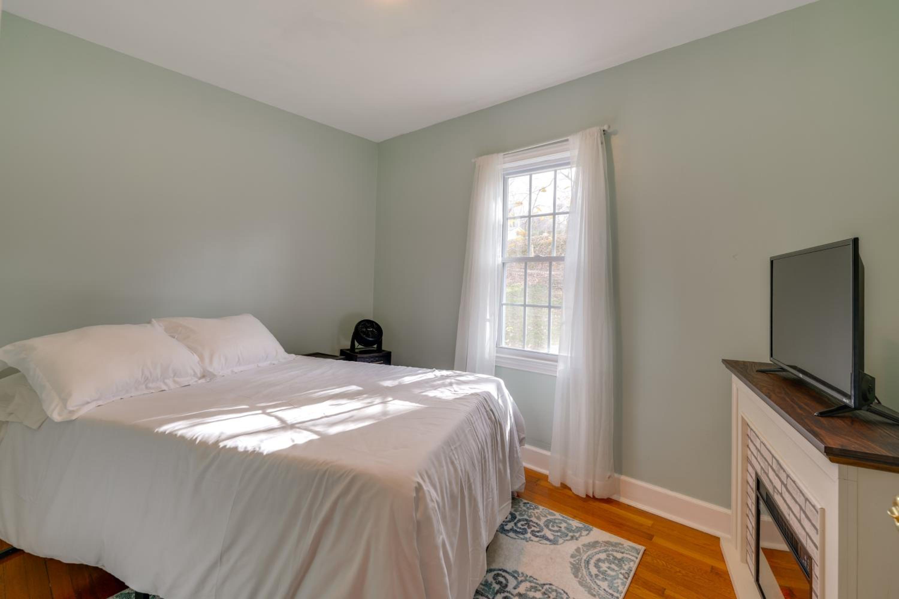 Walk to Shops and Dining Jonesborough Home with Deck!
