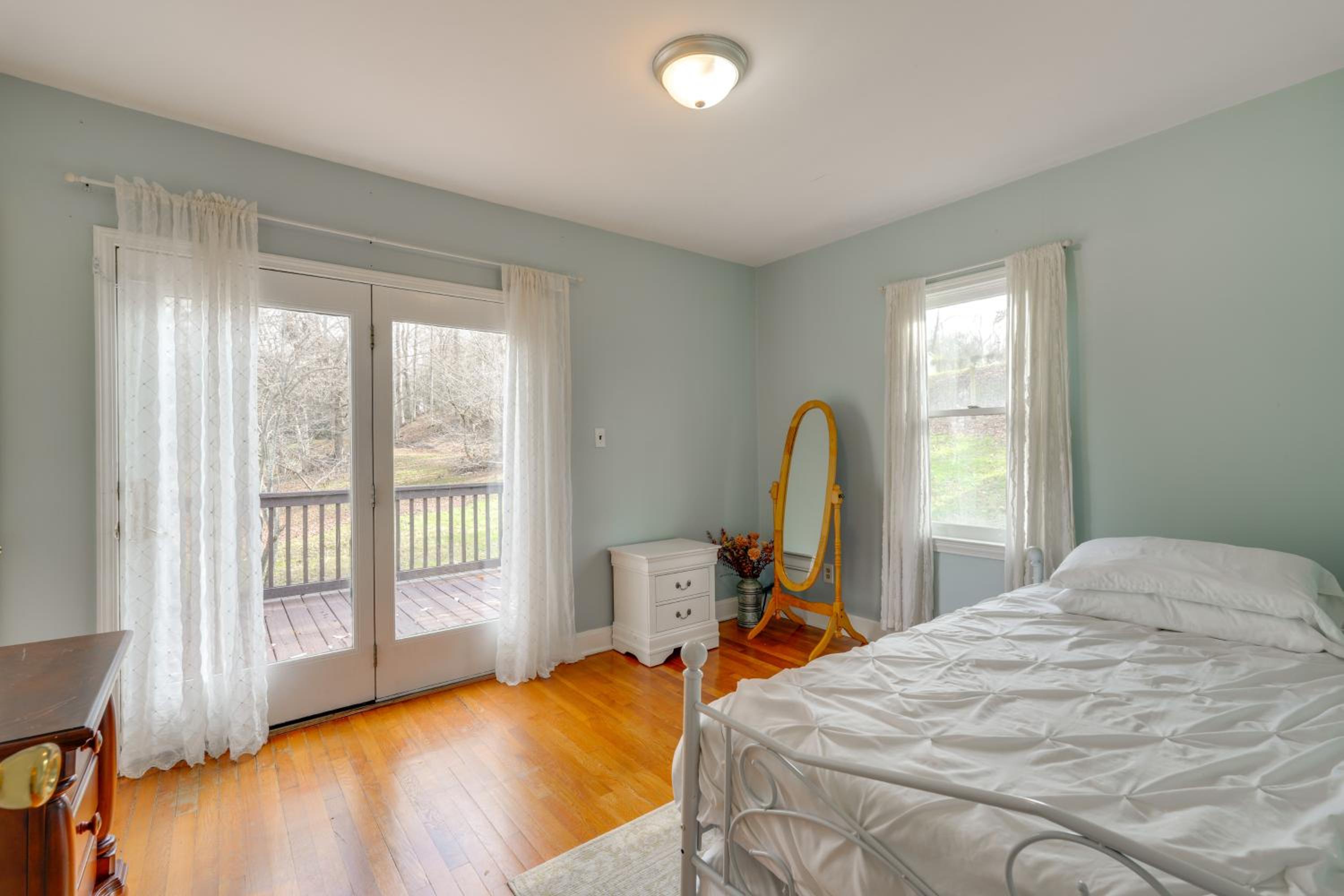 Walk to Shops and Dining Jonesborough Home with Deck!