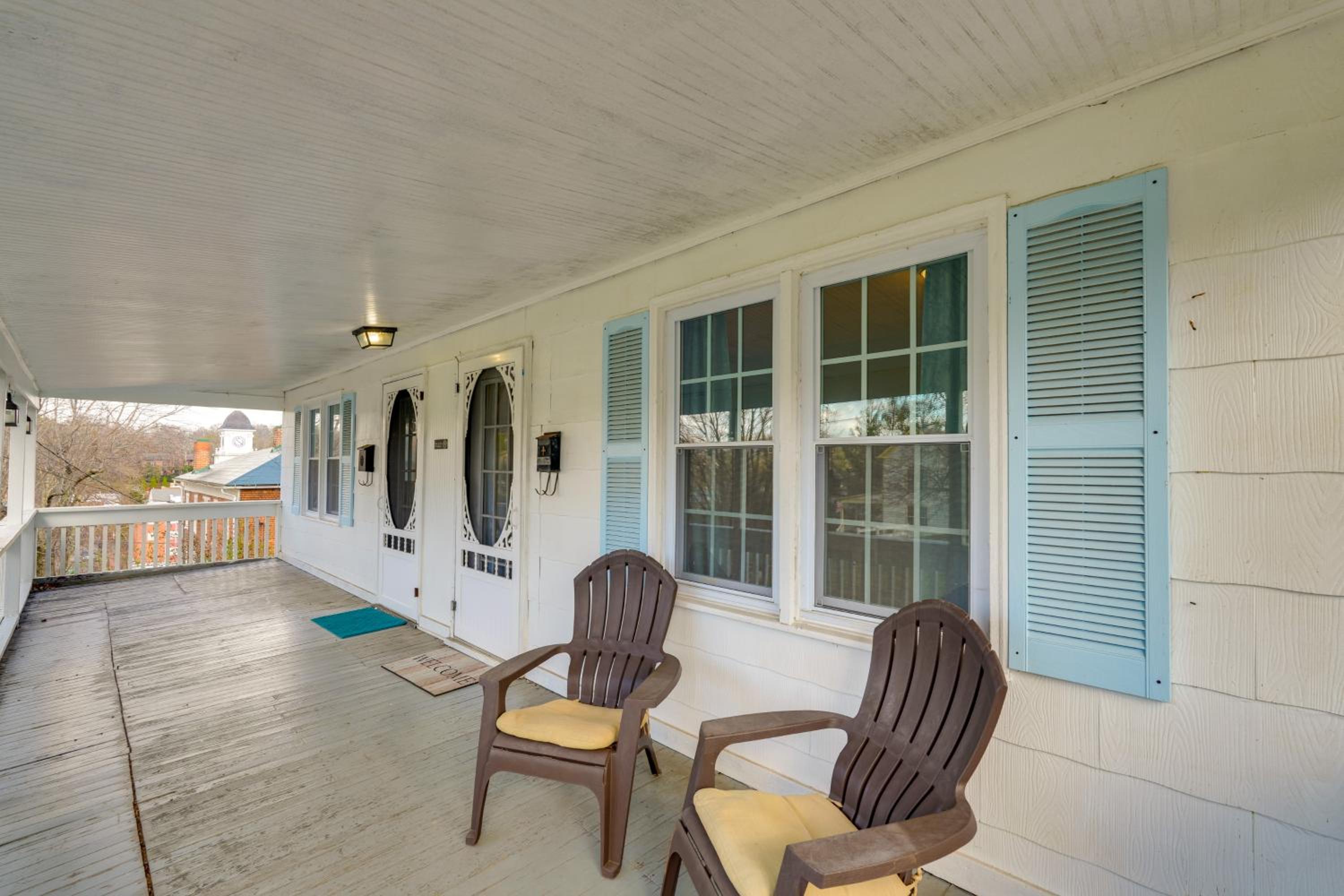 Walk to Shops and Dining Jonesborough Home with Deck!