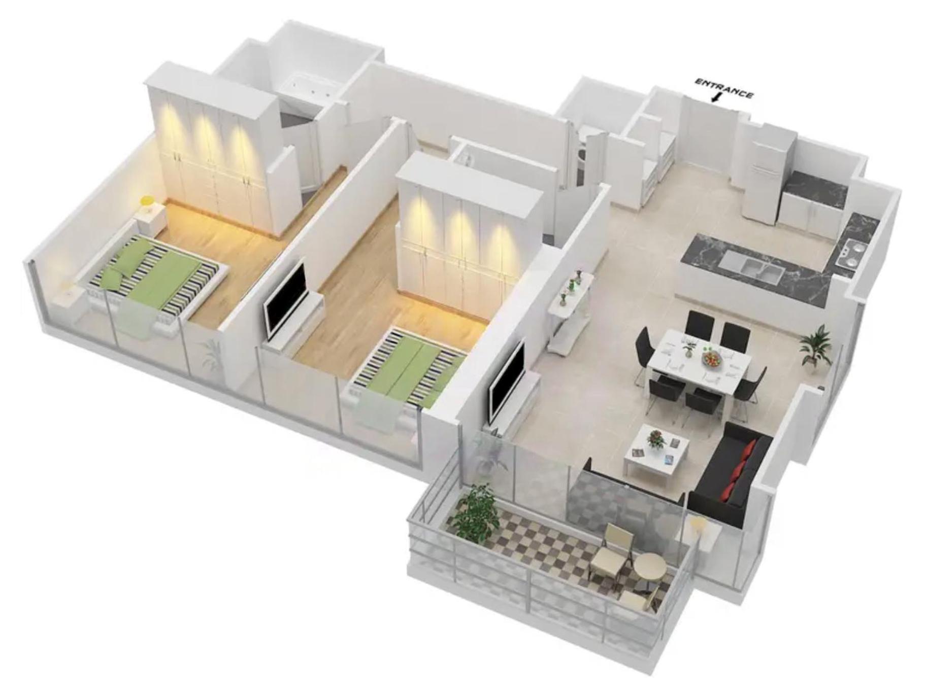 LUX The Creekside Skyline View Suite