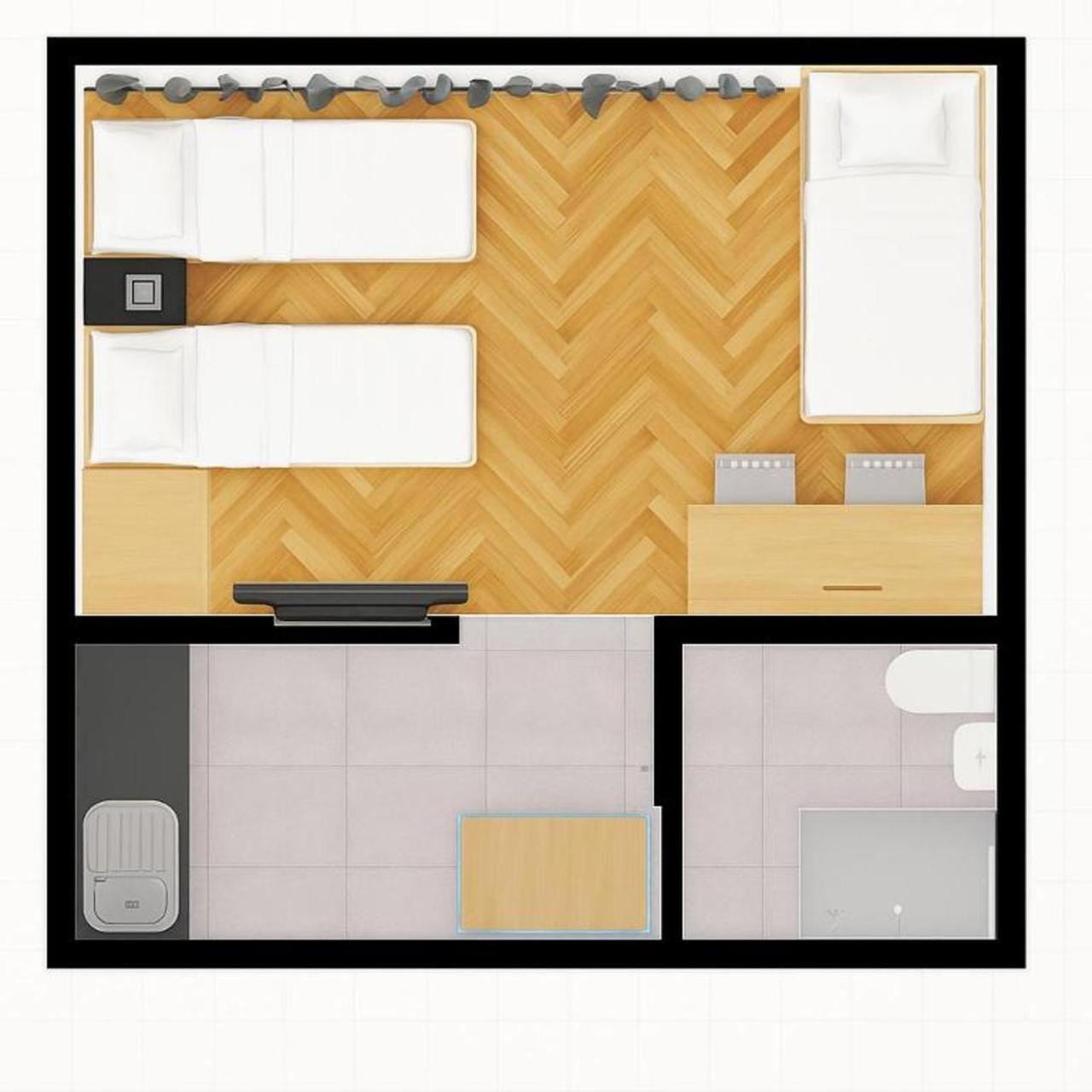 New! Studio with 3 Beds - Easy Access to Airport, City Center & WUM
