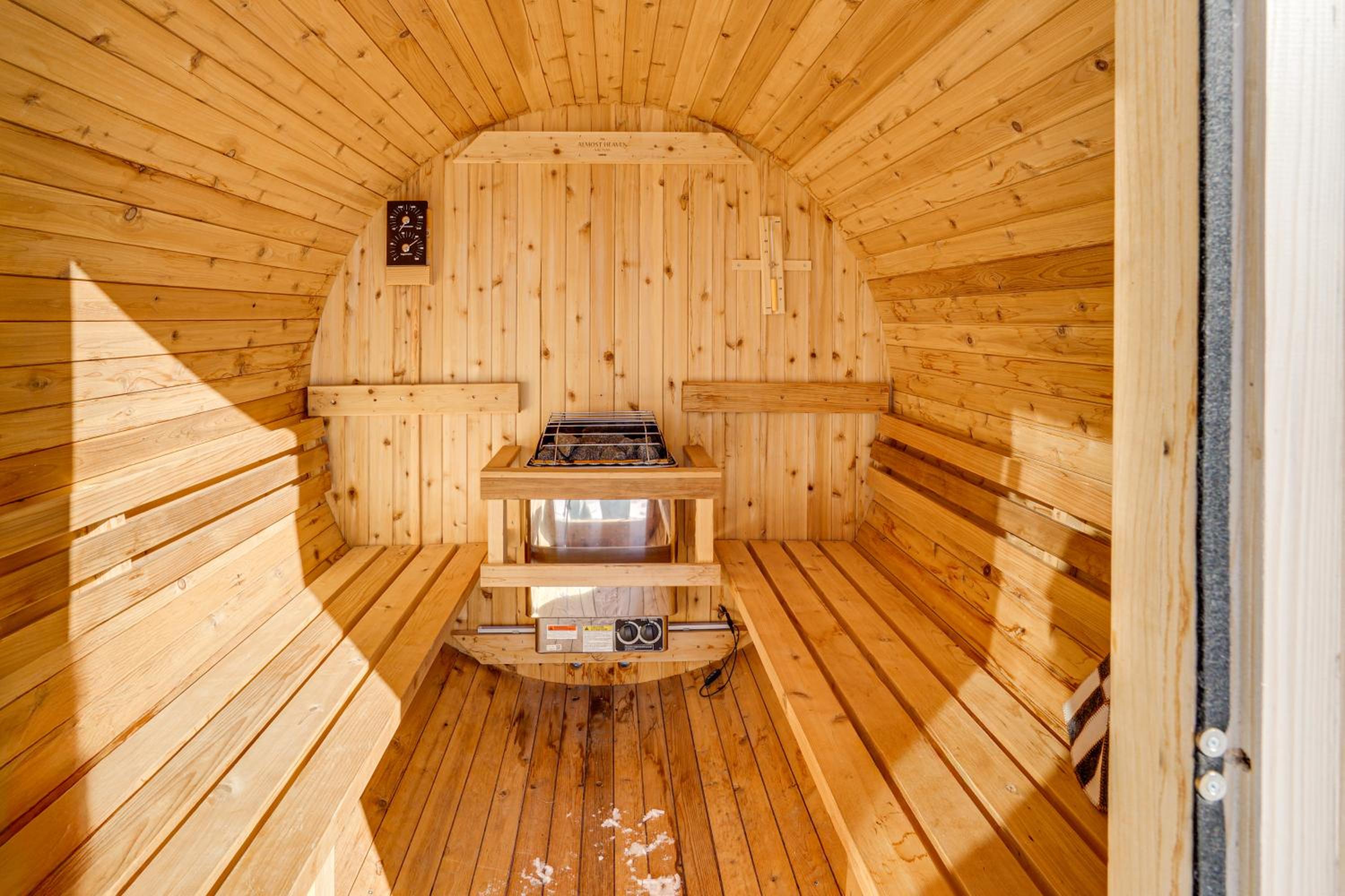 Scandia Nordic-Themed Retreat on 80 Acres with Sauna