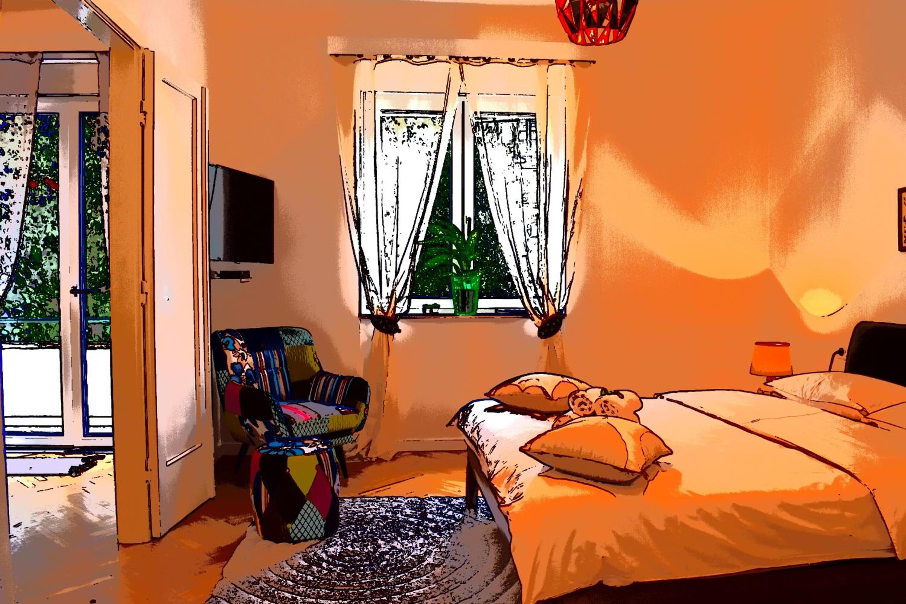 hotel room