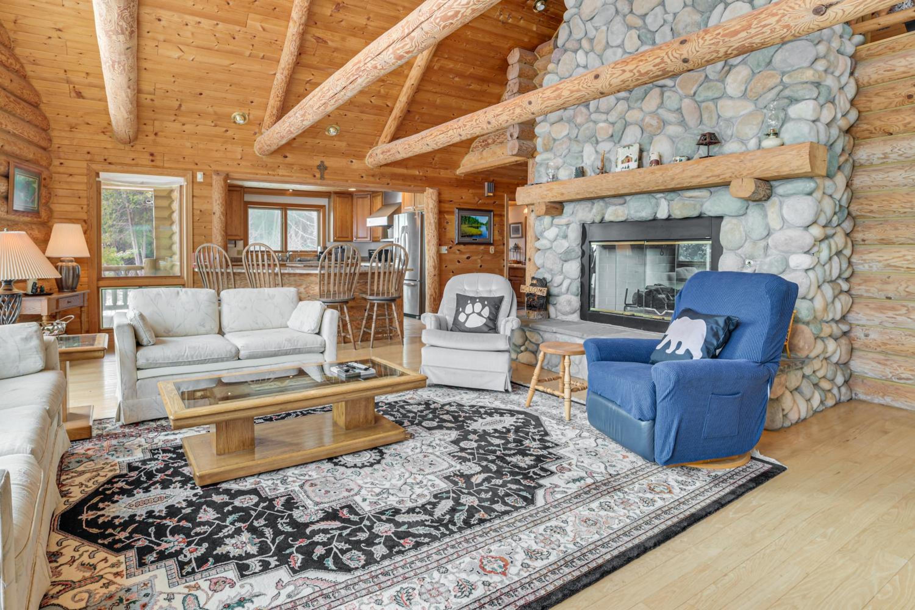 On-Site Trails and Private Beach! Lake Huron Retreat