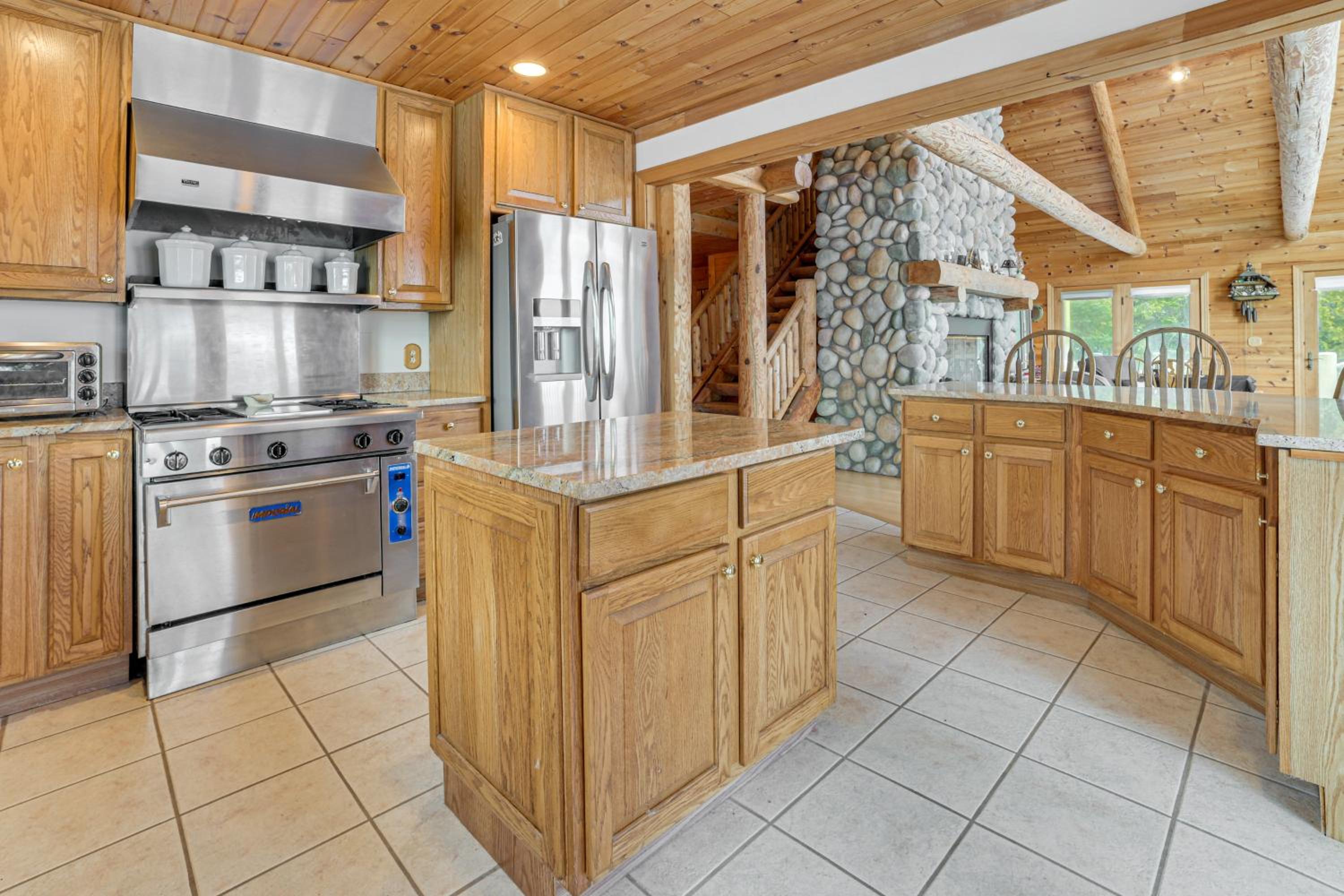 On-Site Trails and Private Beach! Lake Huron Retreat