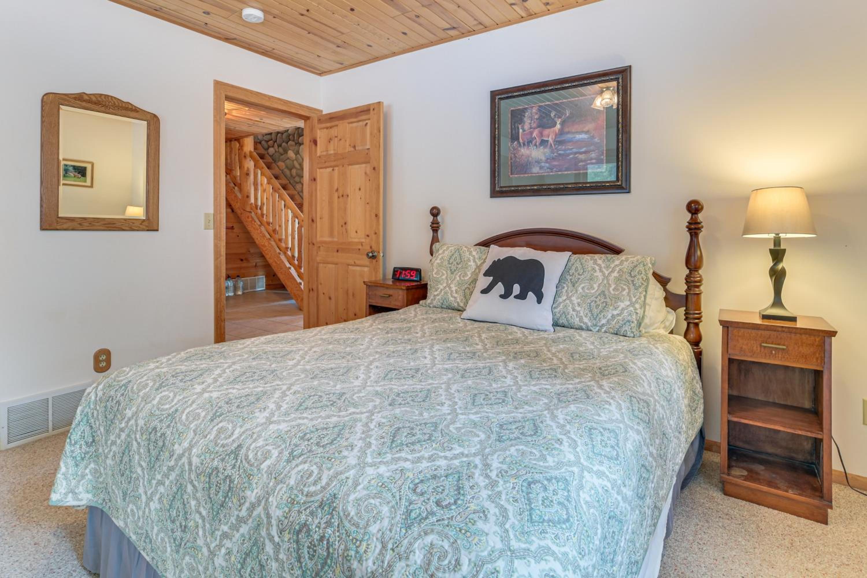 On-Site Trails and Private Beach! Lake Huron Retreat