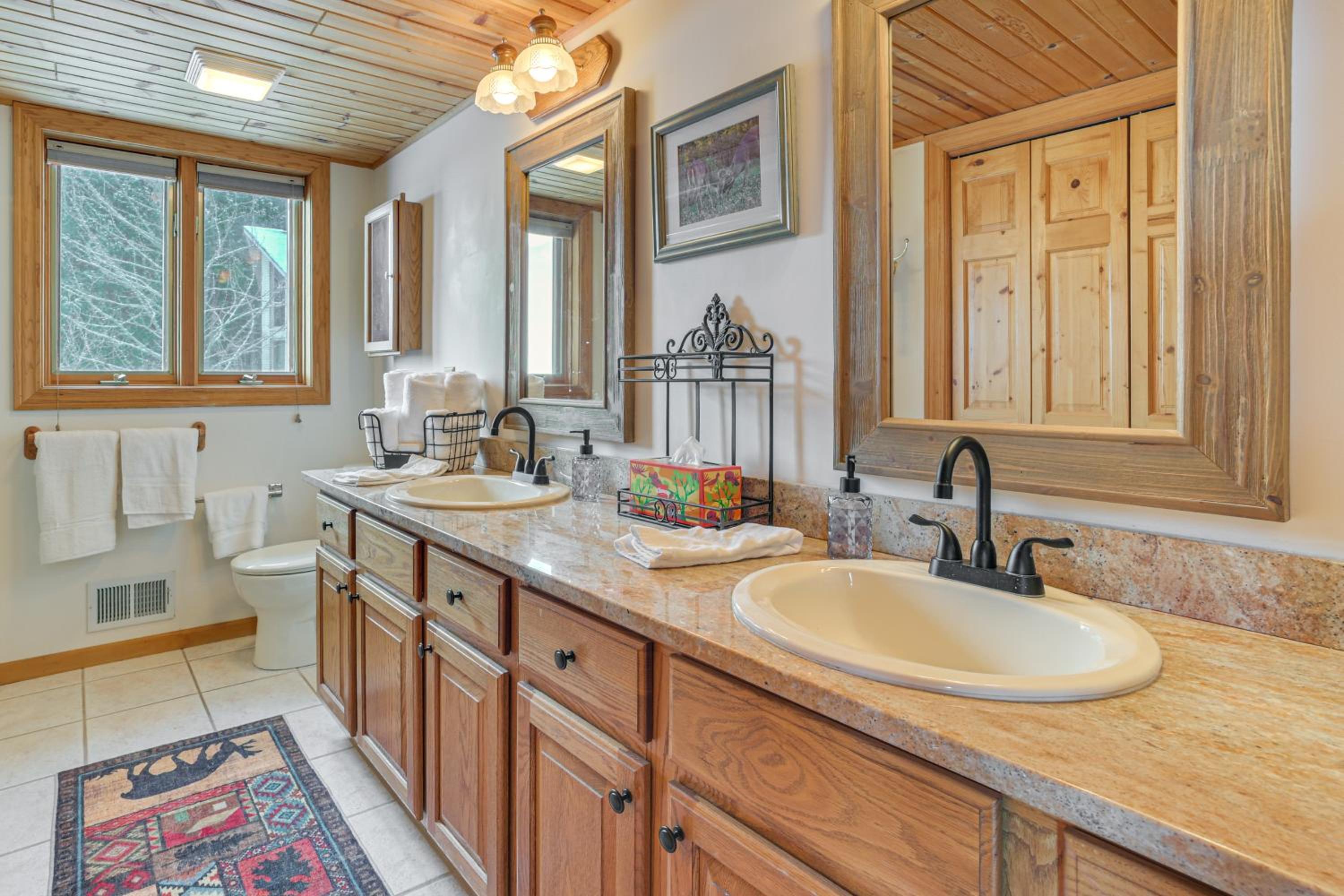 On-Site Trails and Private Beach! Lake Huron Retreat