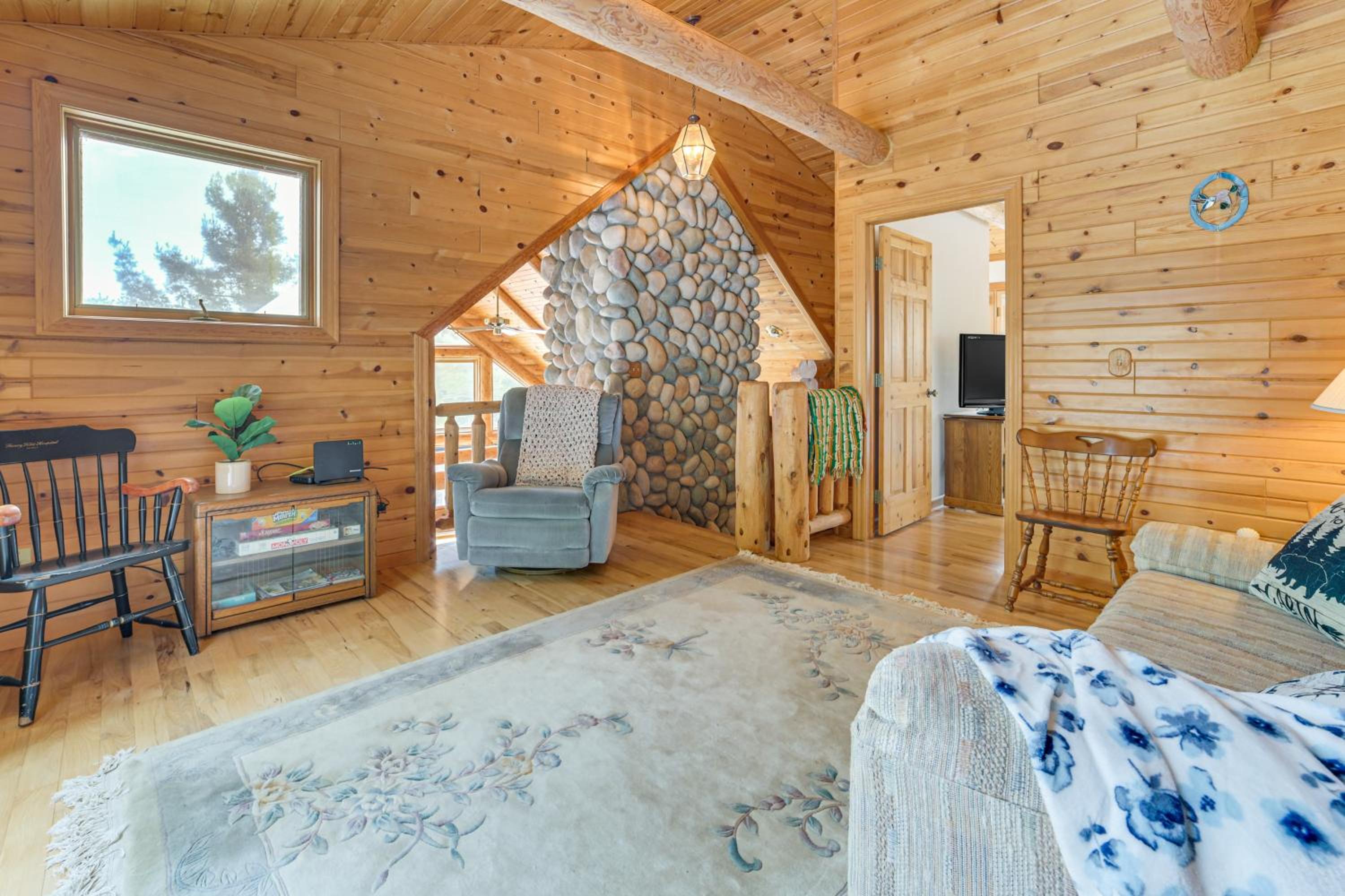 On-Site Trails and Private Beach! Lake Huron Retreat