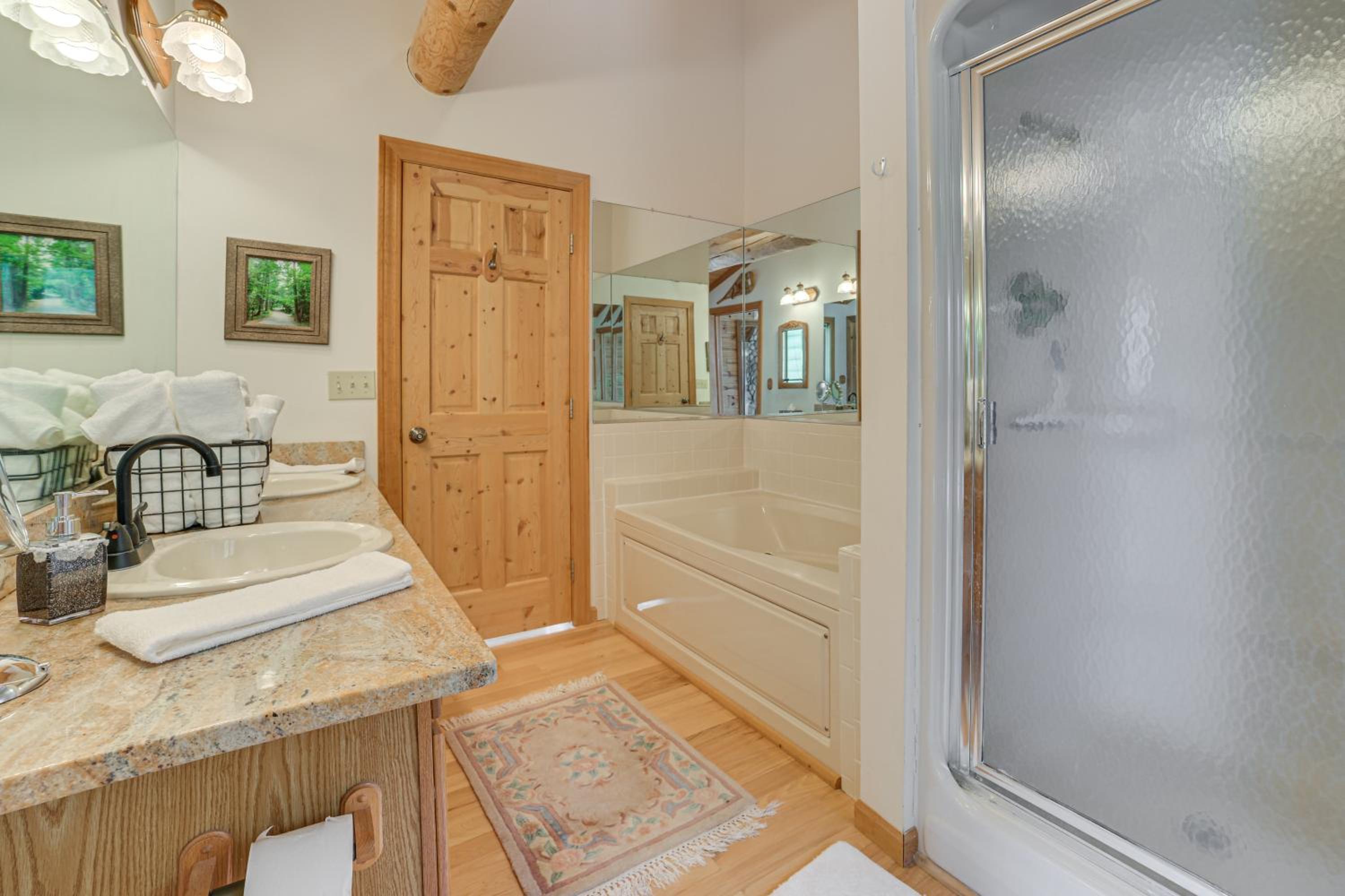 On-Site Trails and Private Beach! Lake Huron Retreat