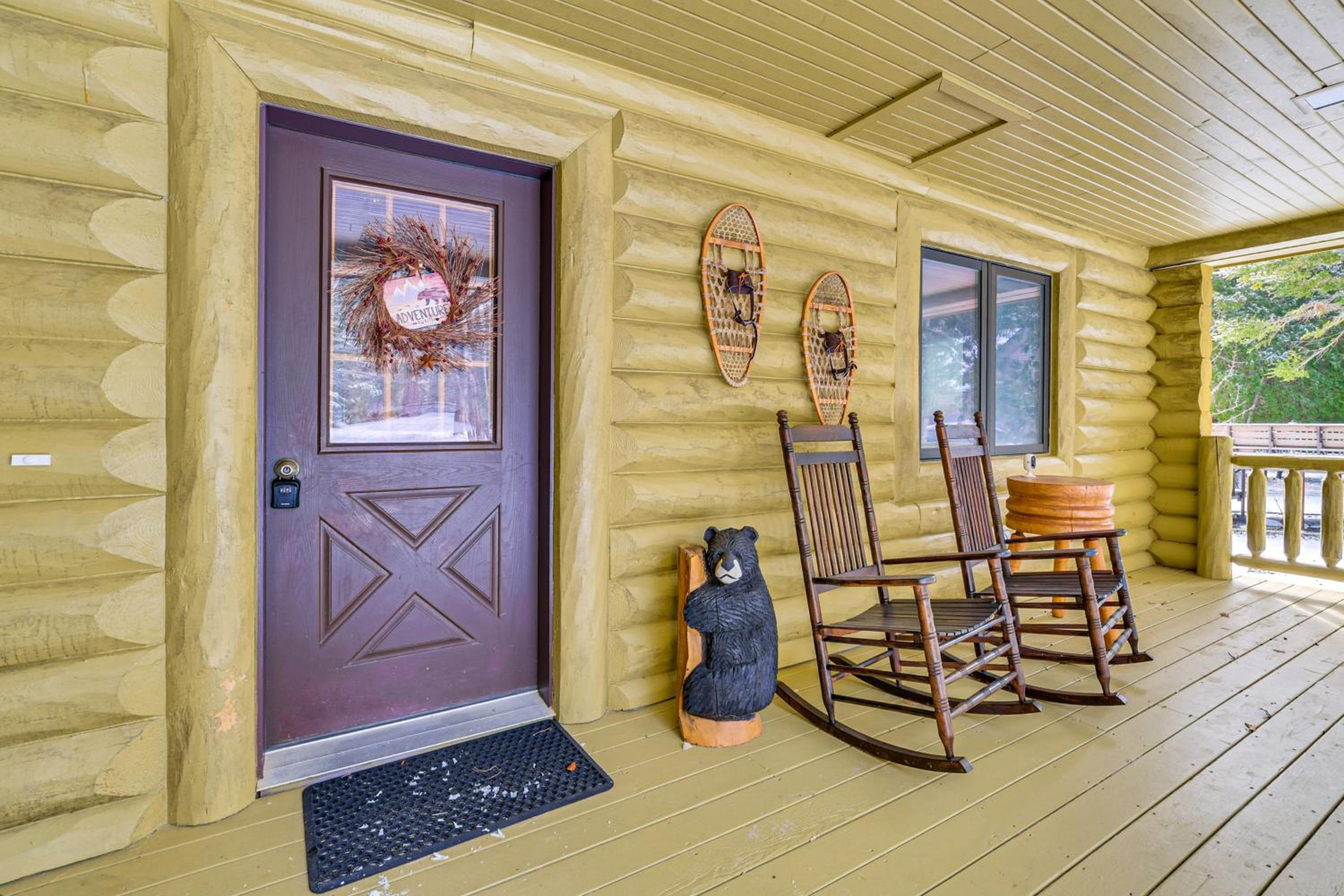 On-Site Trails and Private Beach! Lake Huron Retreat