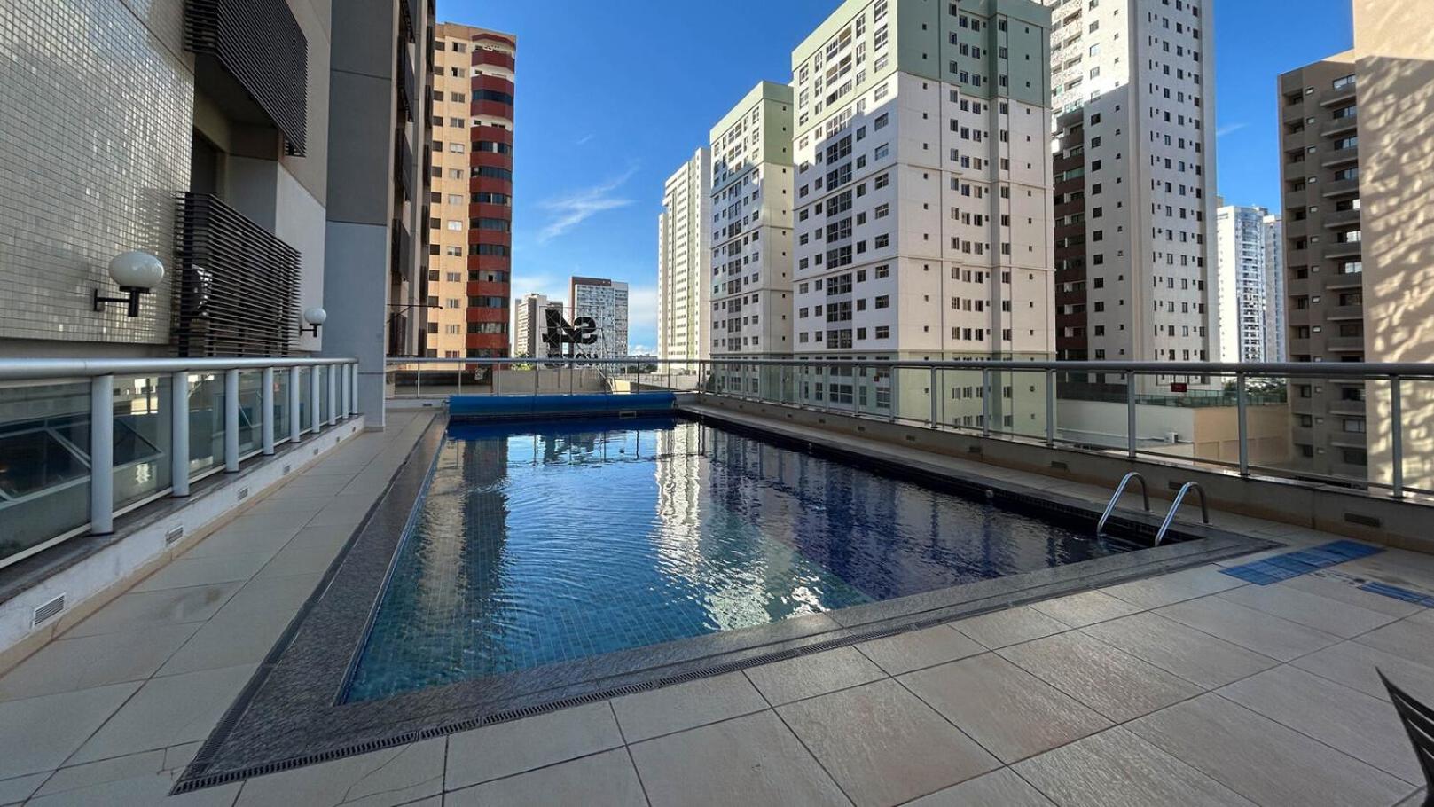Flat com Piscina, Academia e Sauna em Aguas Claras