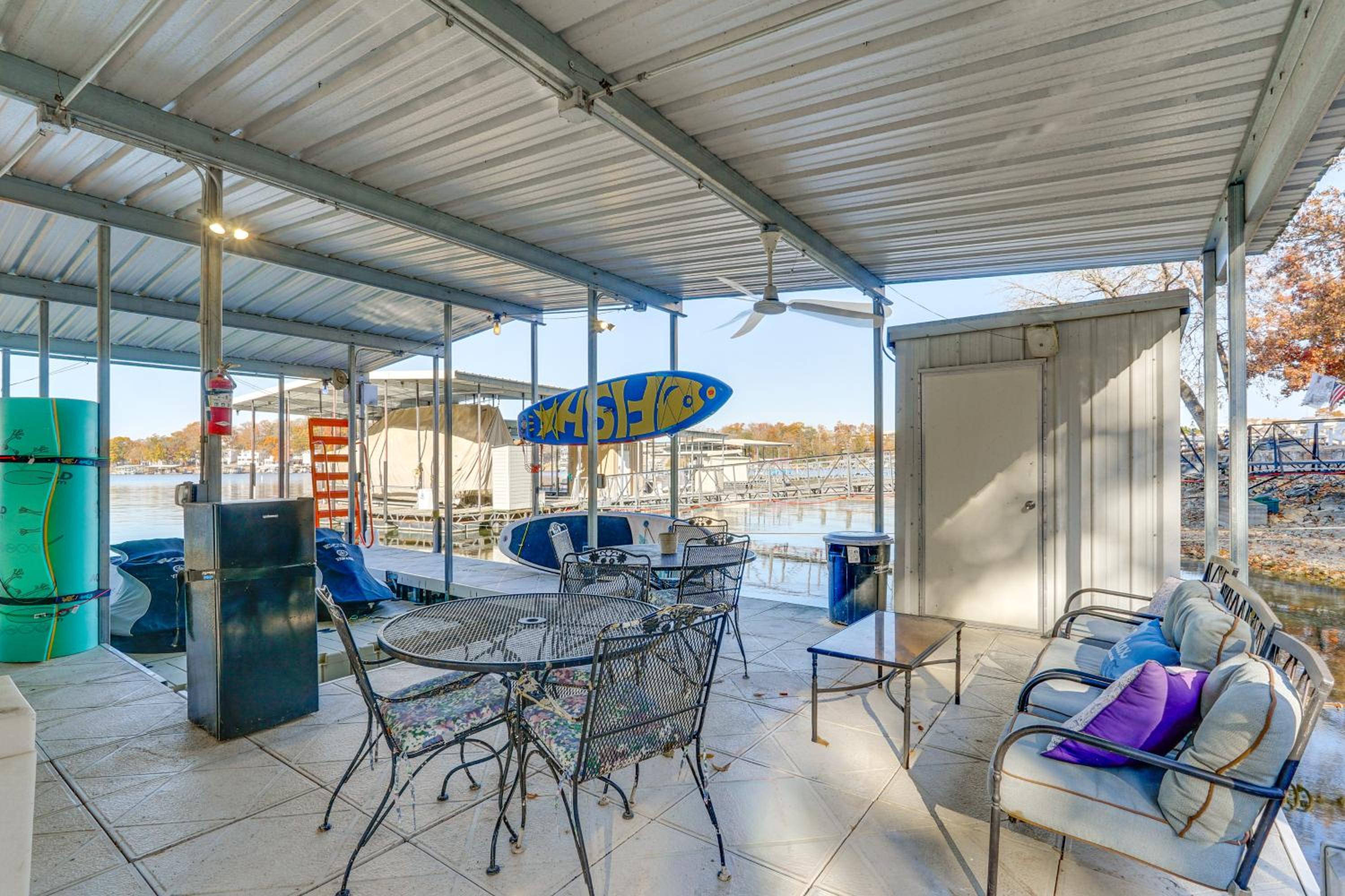 Waterfront Family Getaway in Lake Ozark with Dock