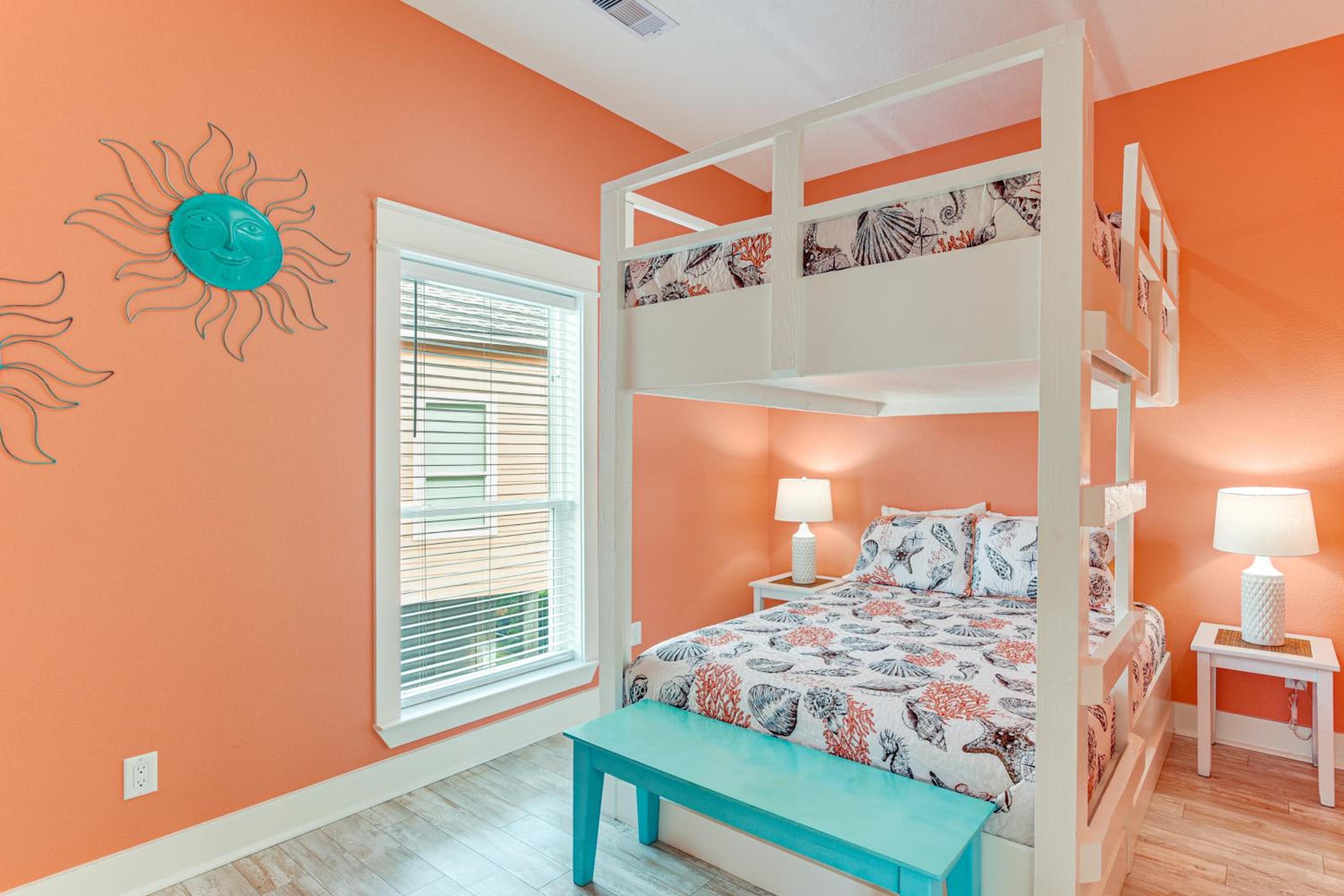 Steps to Shore! Just Beachy Home with Deck and Views