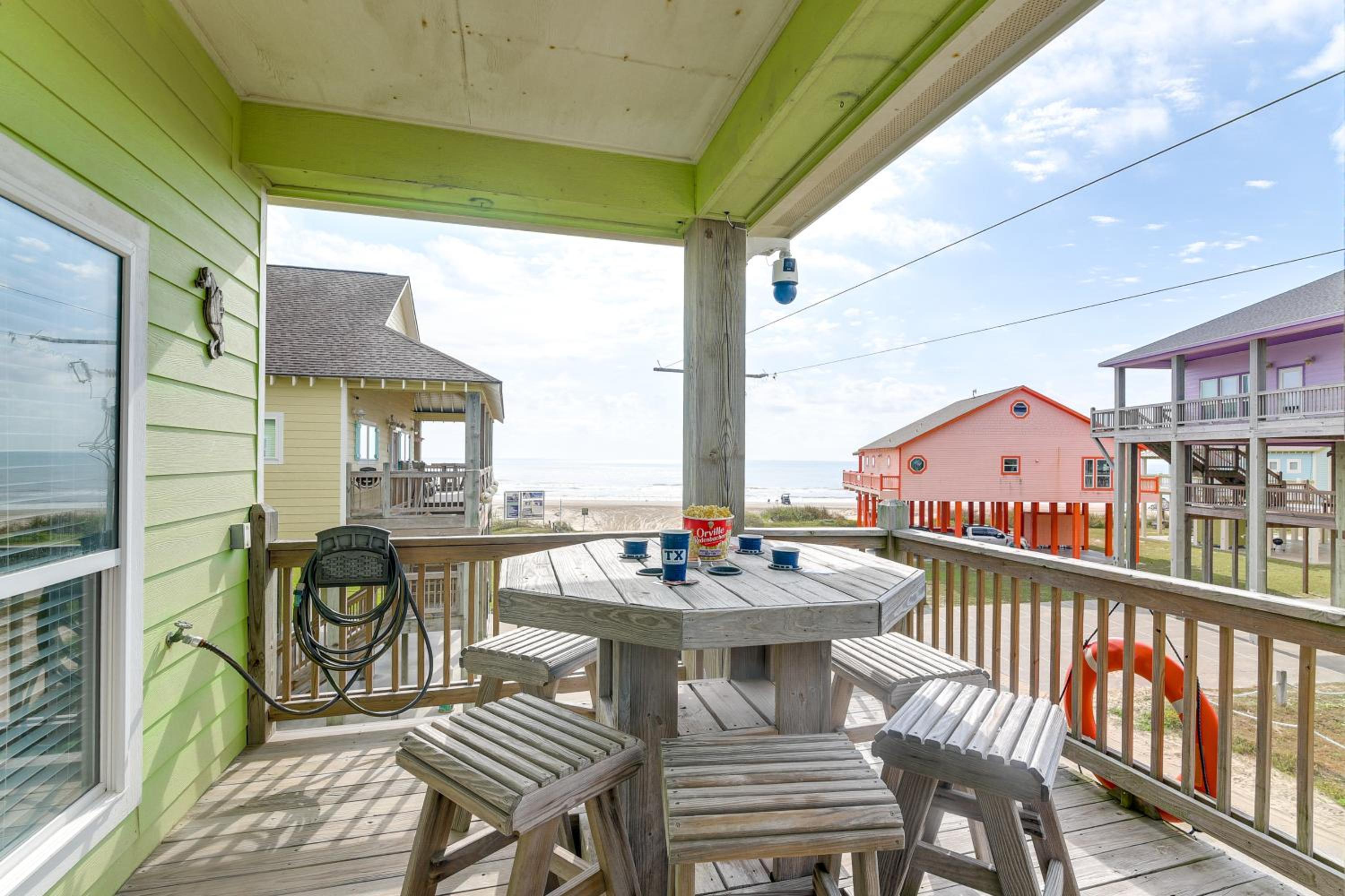 Steps to Shore! Just Beachy Home with Deck and Views