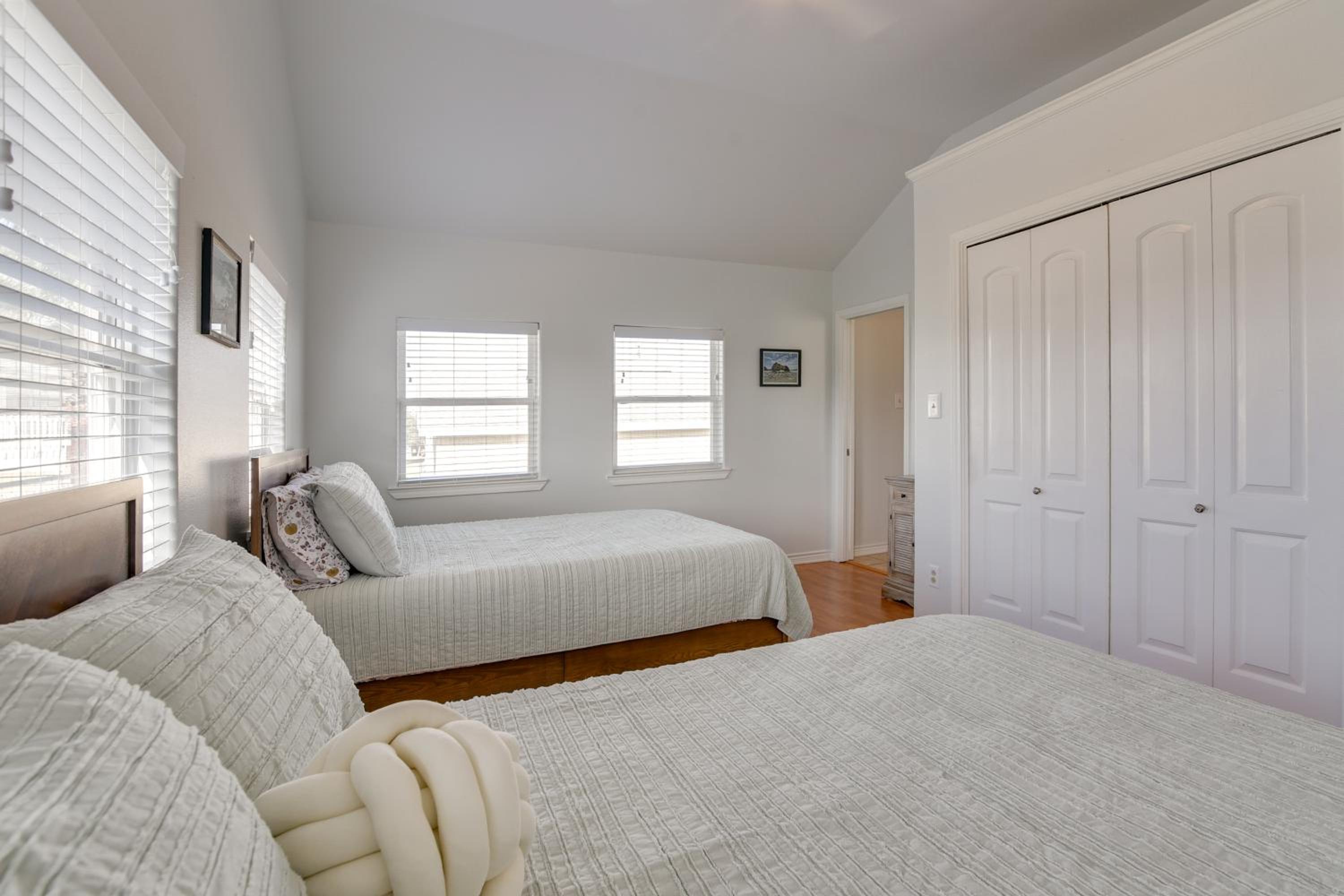 Steps to Sea! Crystal Beach Home with Furnished Deck