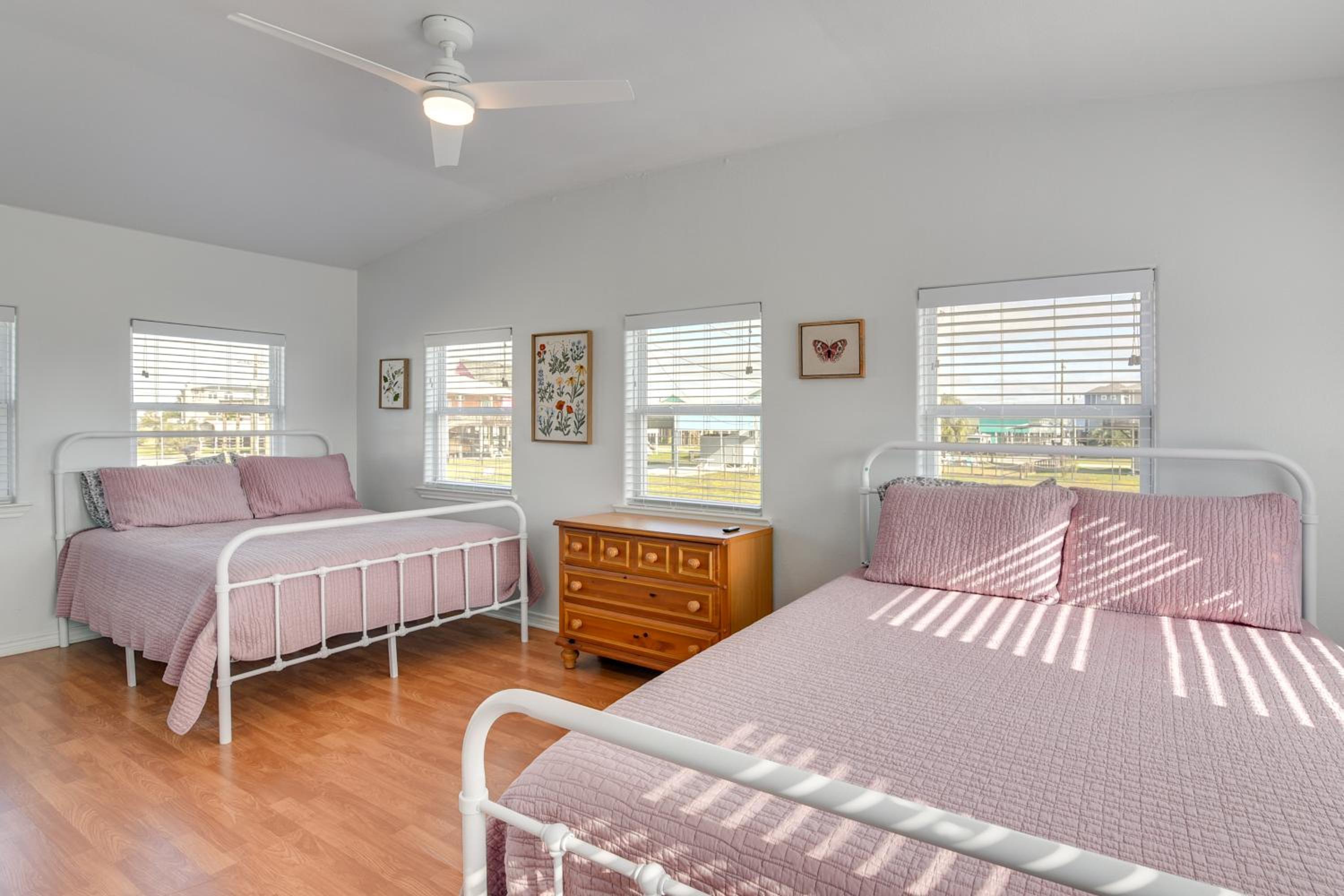 Steps to Sea! Crystal Beach Home with Furnished Deck