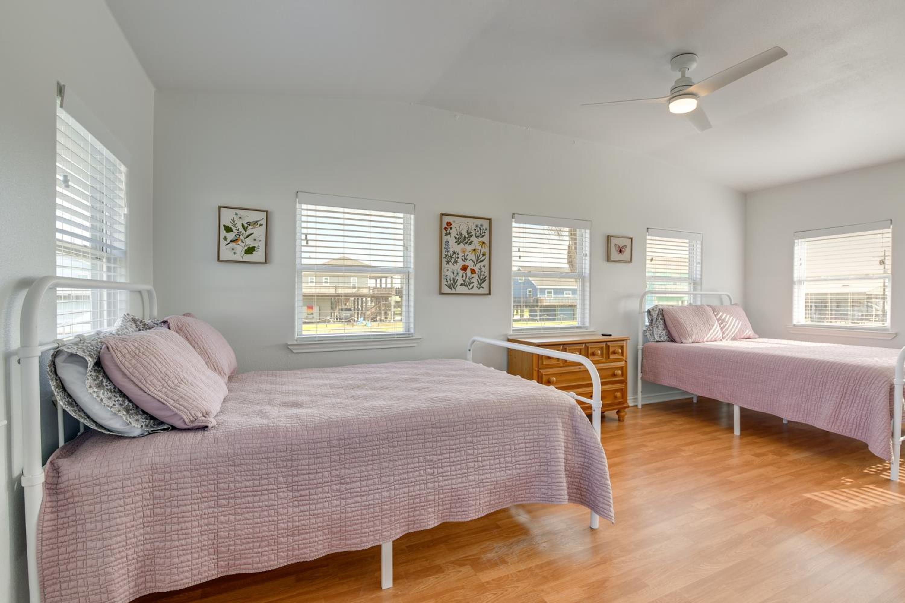 Steps to Sea! Crystal Beach Home with Furnished Deck