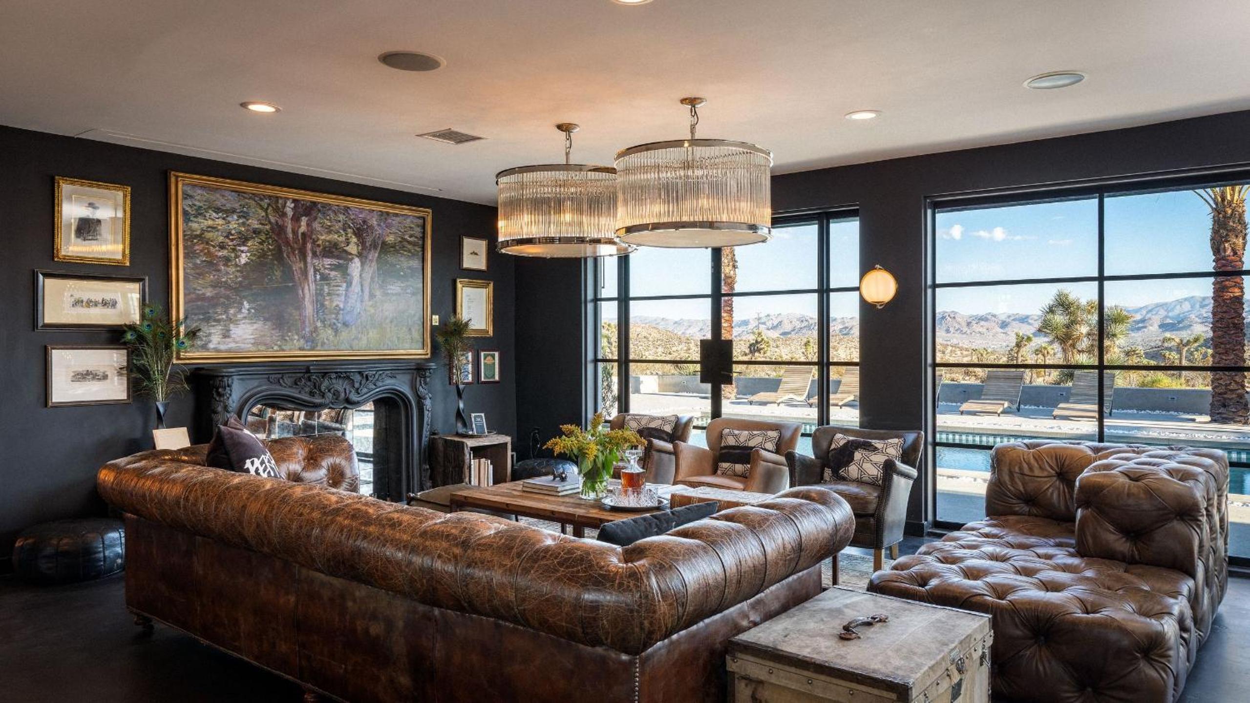 Iconic 6BR Desert Retreat w Pool Pickleball Fire Pit Joshua Tree Mansion by AvantStay
